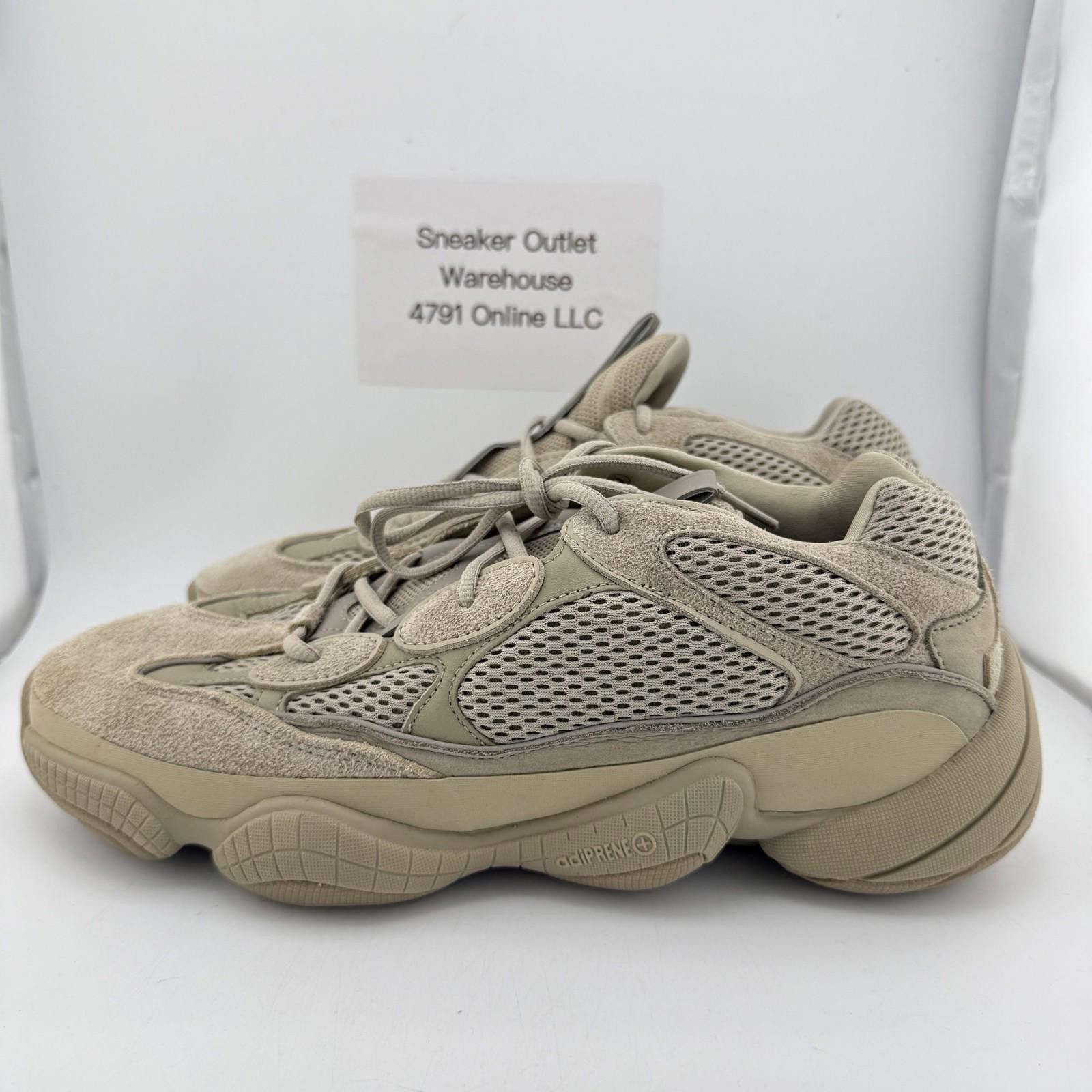 Adidas og Adidas Yeezy 500 Light Taupe US 13 New GX3605 Size US 13 / EU 46 - 2 Thumbnail