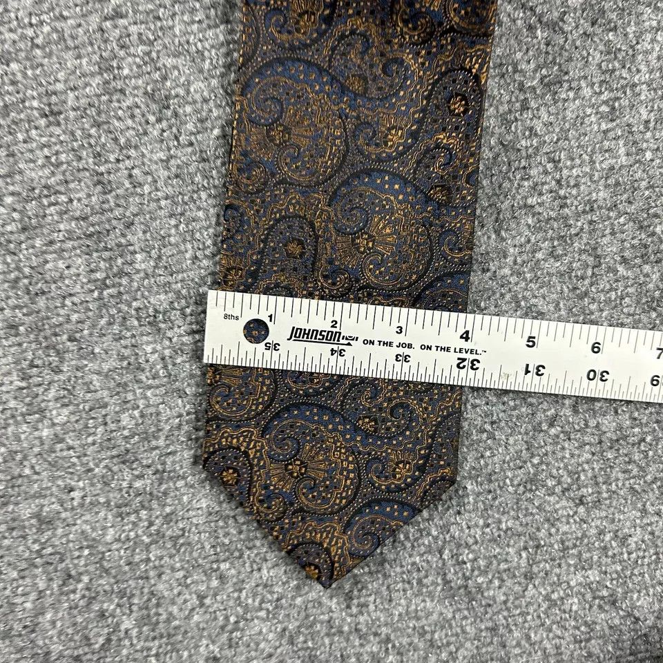 Robert Talbott × Vintage Robert Talbott Neck Tie Mens 4" x 58" Paisley Vintage Silk Size ONE SIZE - 3 Thumbnail