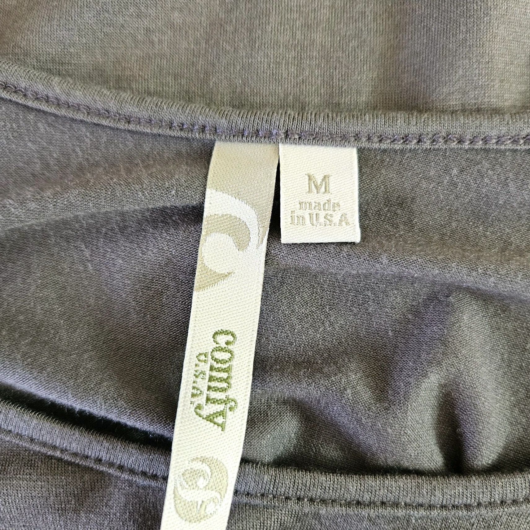 Olive Comfy USA Womens Tunic Shirt Adult Medium Olive Green 3/4 Sleeve Modal Blend Size M / US 6-8 / IT 42-44 - 5 Thumbnail