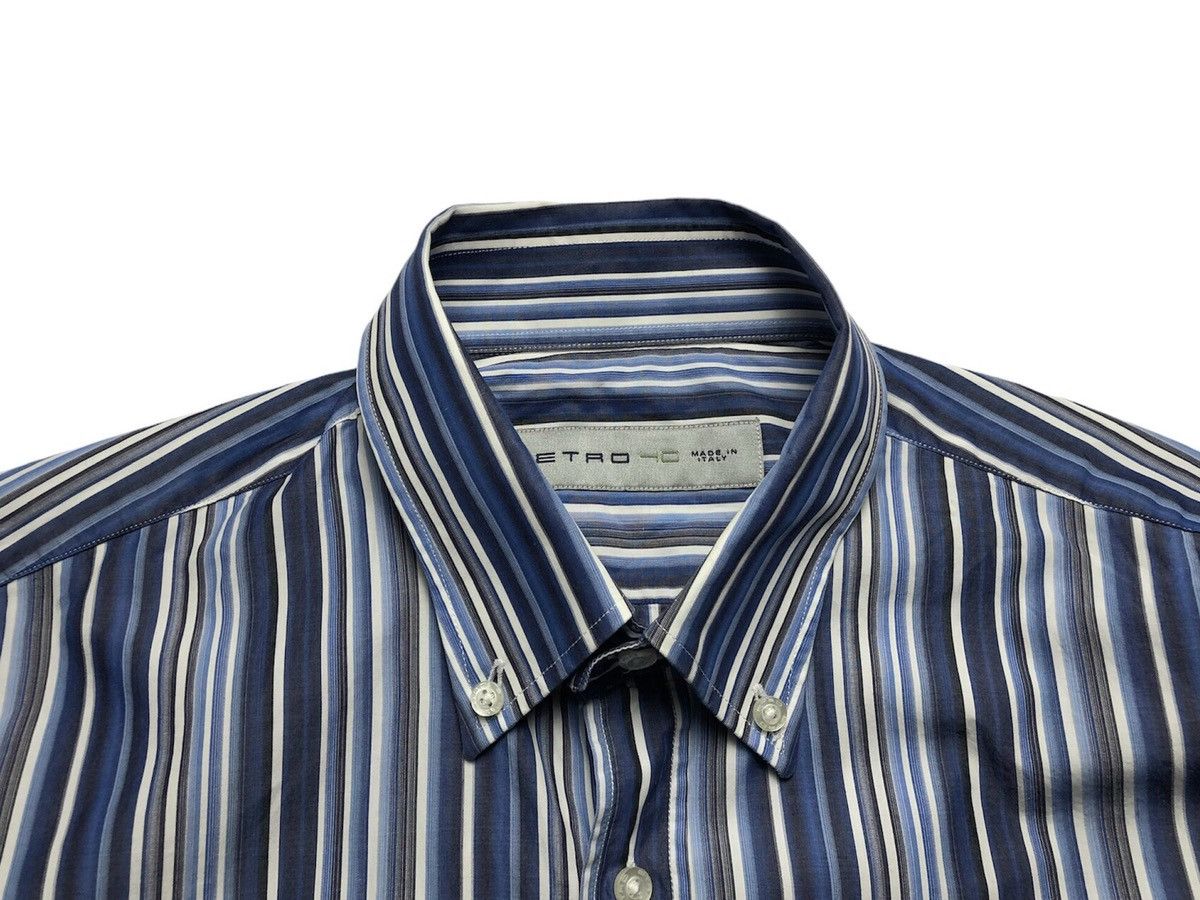 Etro Etro cotton multicolour striped shirt Size US M / EU 48-50 / 2 - 3 Thumbnail