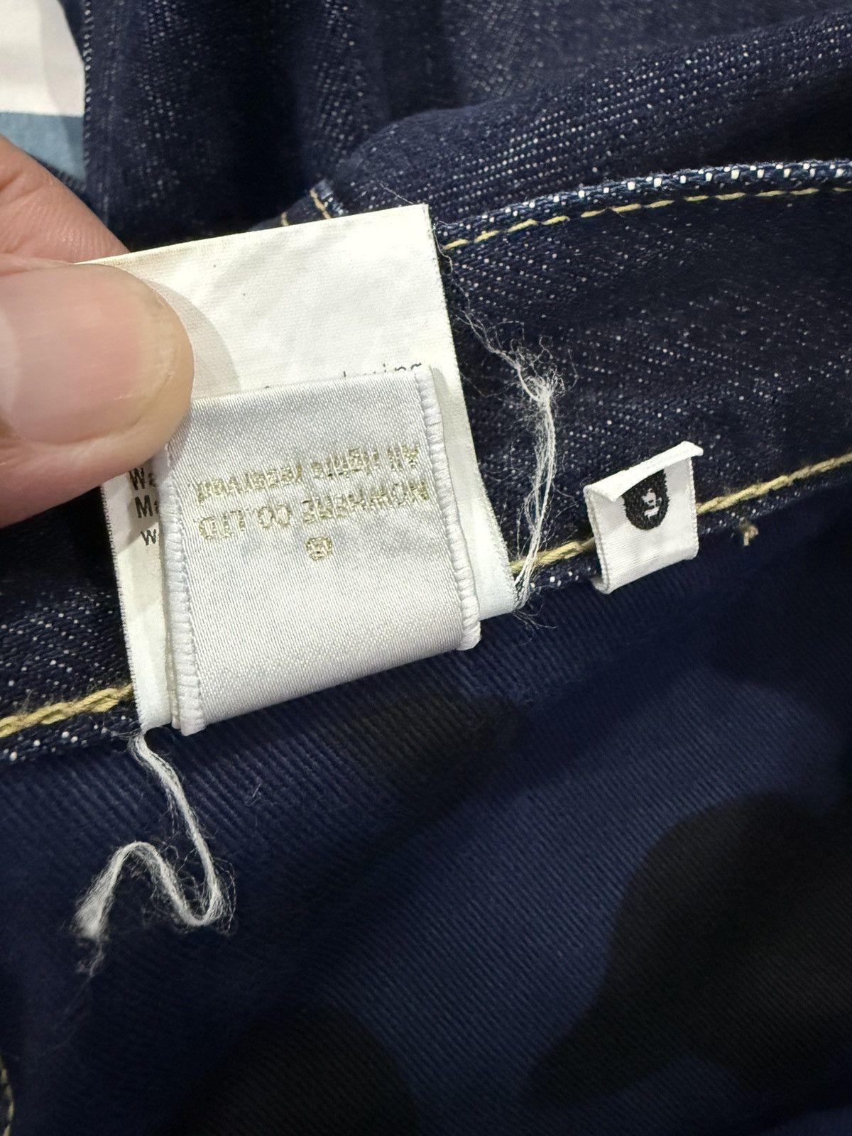 Bape a bathing ape big logo denim jeans Size US 36 / EU 52 - 10 Thumbnail