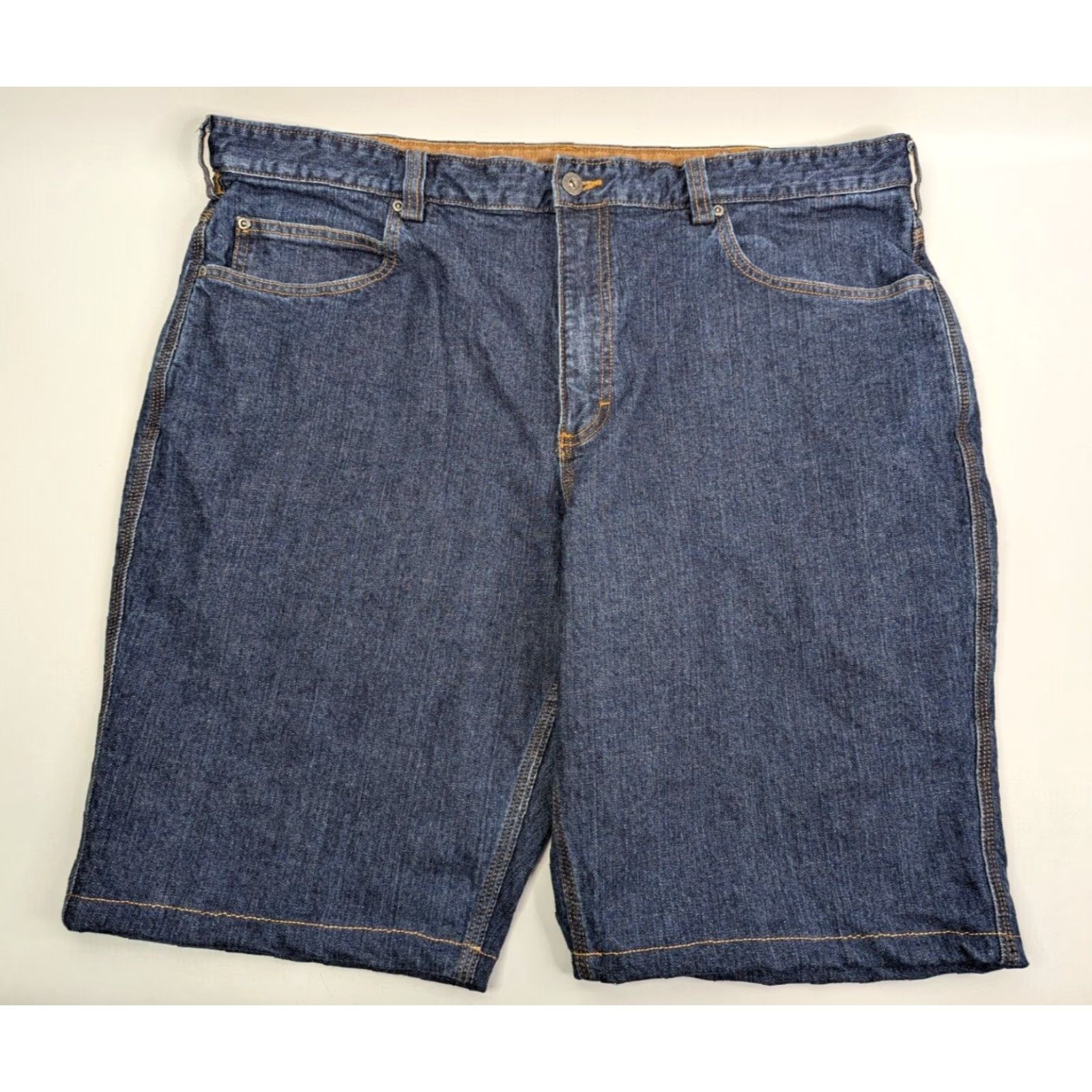 Duluth Trading Company Duluth Trading Co. Men’s Blue Denim Shorts Bermuda Relaxed 40 Zip 11 Inseam Pockets Logo Size US 40 / EU 56 - 2 Thumbnail