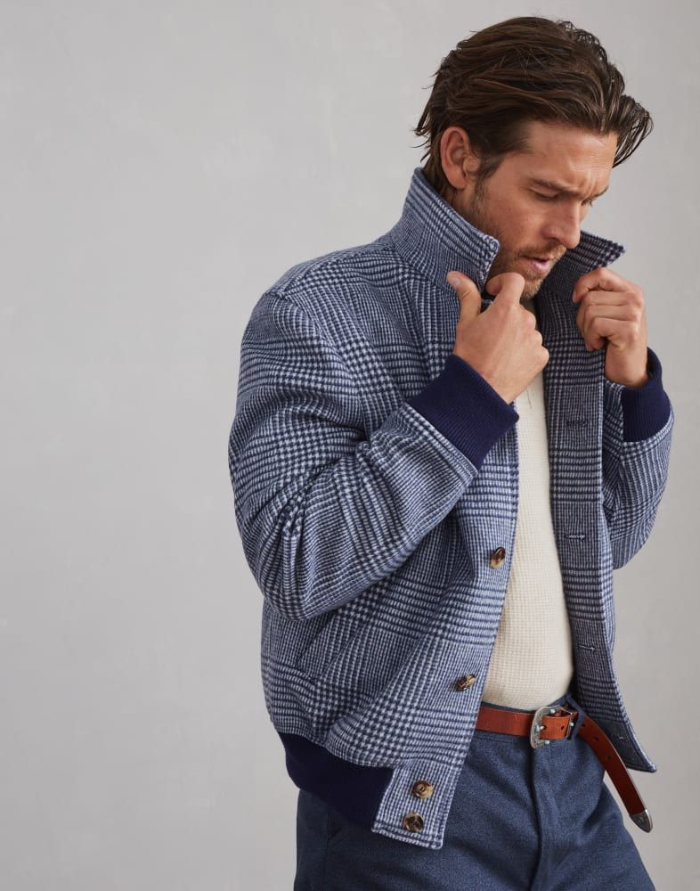 Brunello Cucinelli o1w1db10825 Jacket in Blue Size US XL / EU 56 / 4 - 4 Thumbnail