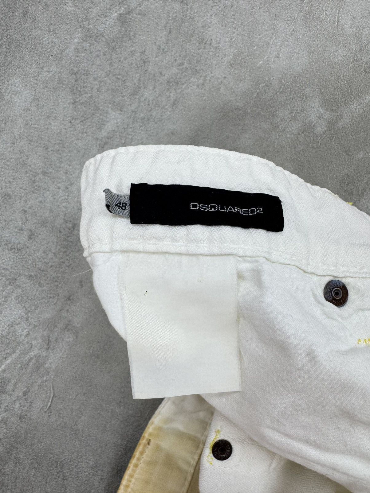 Dsquared2 Dsquared2 Big Cheif Flated White Jeans Cotton/Linen size 48 Size 30" / US 8 / IT 44 - 15 Thumbnail