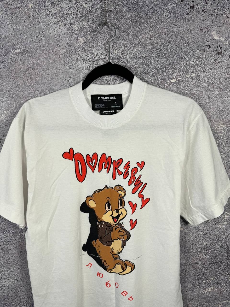 DOMREBEL Dom Rebel Montreal Graphic Print LOVE White T-Shirt Small Size US S / EU 44-46 / 1 - 4 Thumbnail