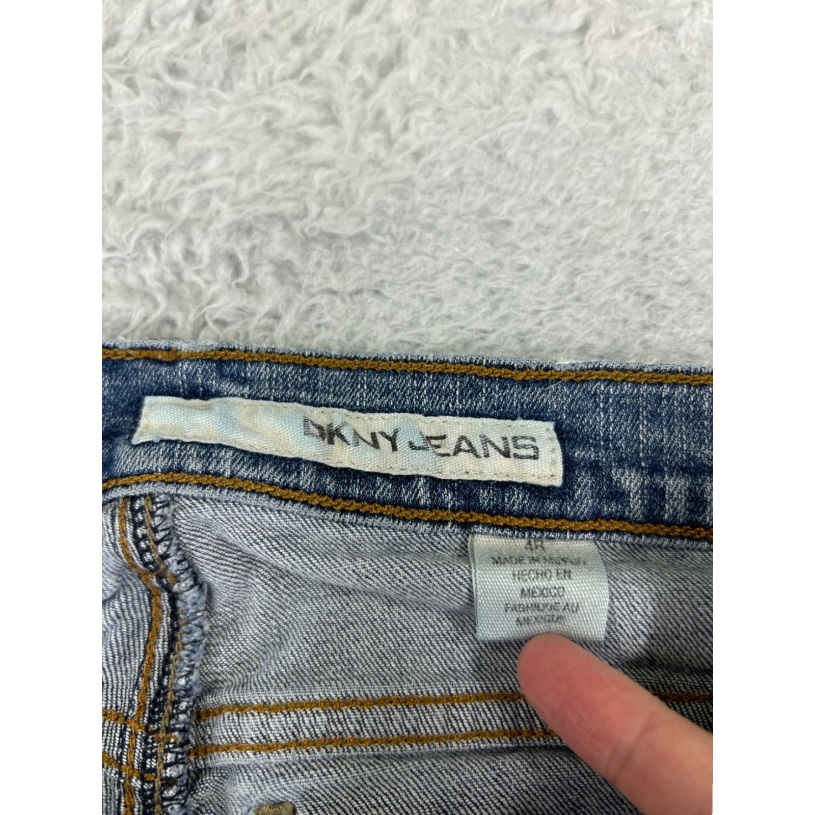 DKNY DKNY Pants Women 4 Denim Jeans Flared Leg Mid Rise Blue Medium Wash 25x29 Size 27" / US 4 / IT 40 - 3 Thumbnail