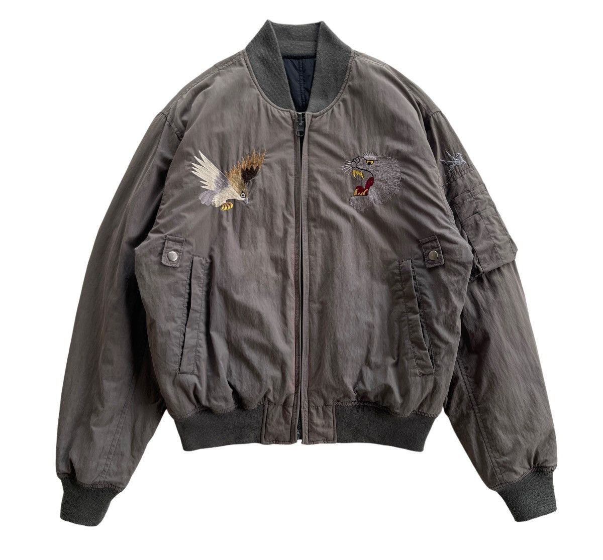 I. Spiewak And Sons Spiewak & Son Reversible Sukajan Bomber Jacket Size US M / EU 48-50 / 2 - 3 Thumbnail