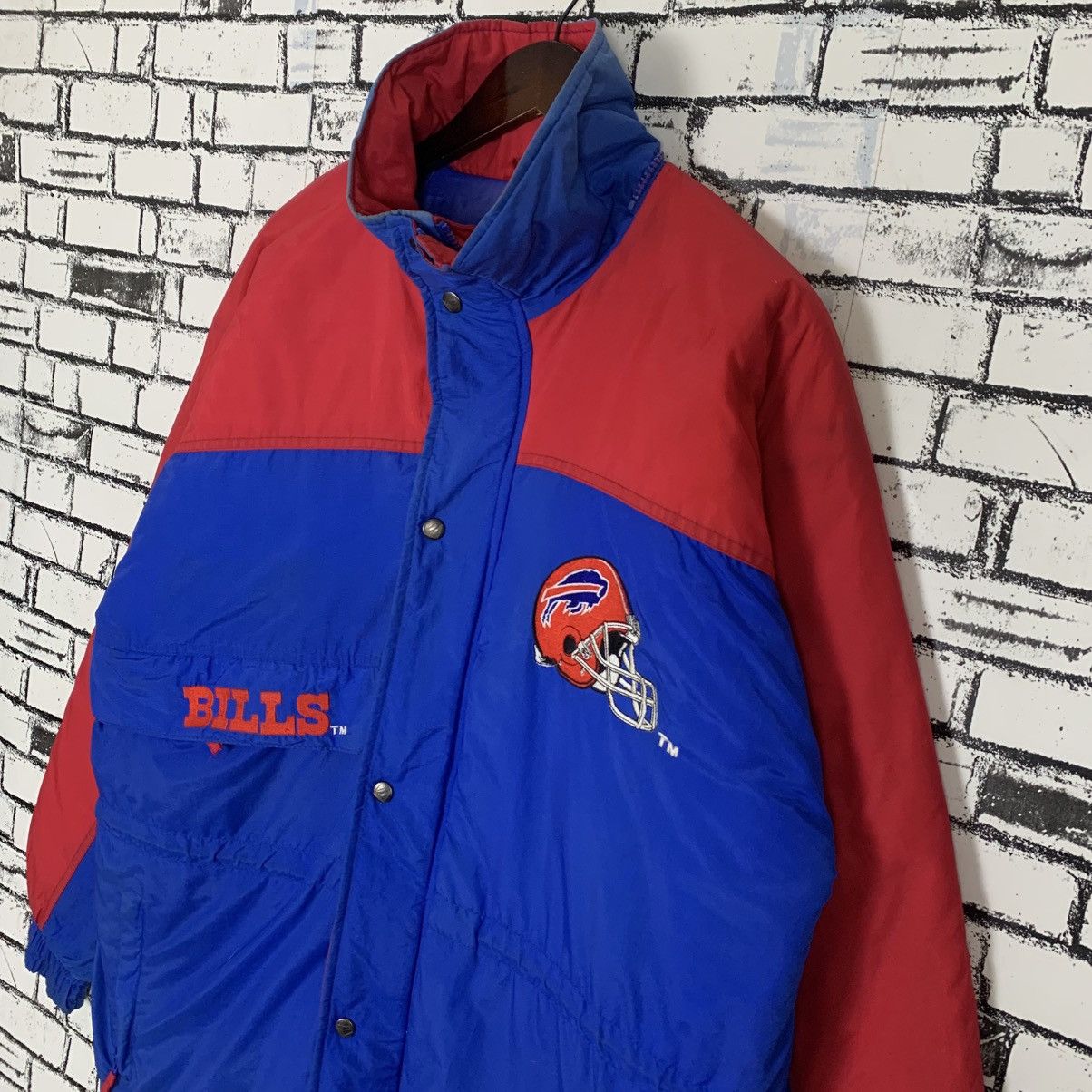 Logo 7 Vintage Logo 7 Buffalo Bills NFL Embroidered Jacket Size US M / EU 48-50 / 2 - 3 Thumbnail