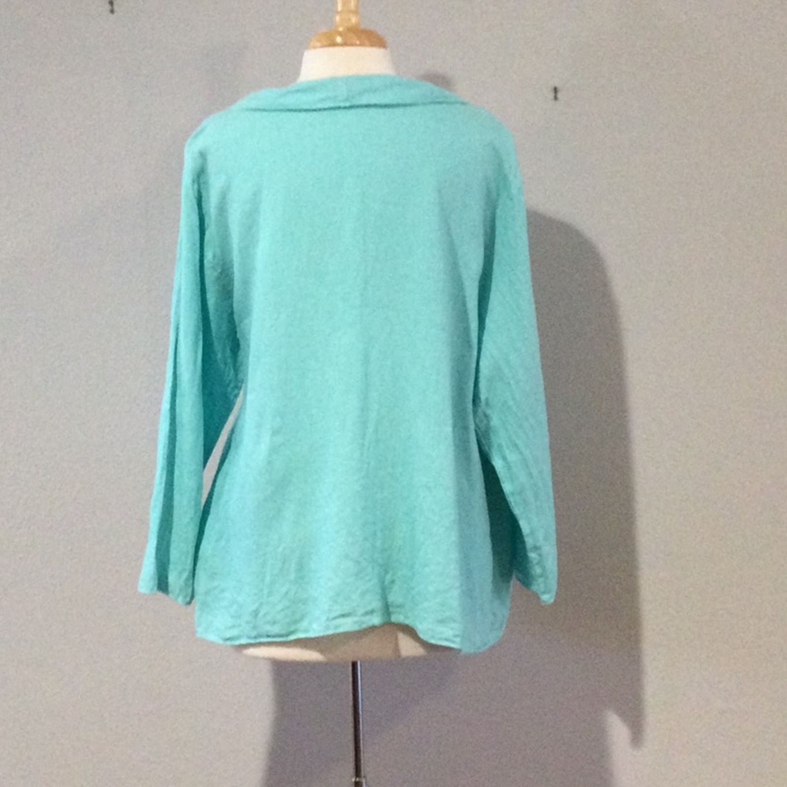 Other Match Point Turquoise Button/Tie Closure Blazer Jacket XL Size XL / US 12-14 / IT 48-50 - 10 Thumbnail