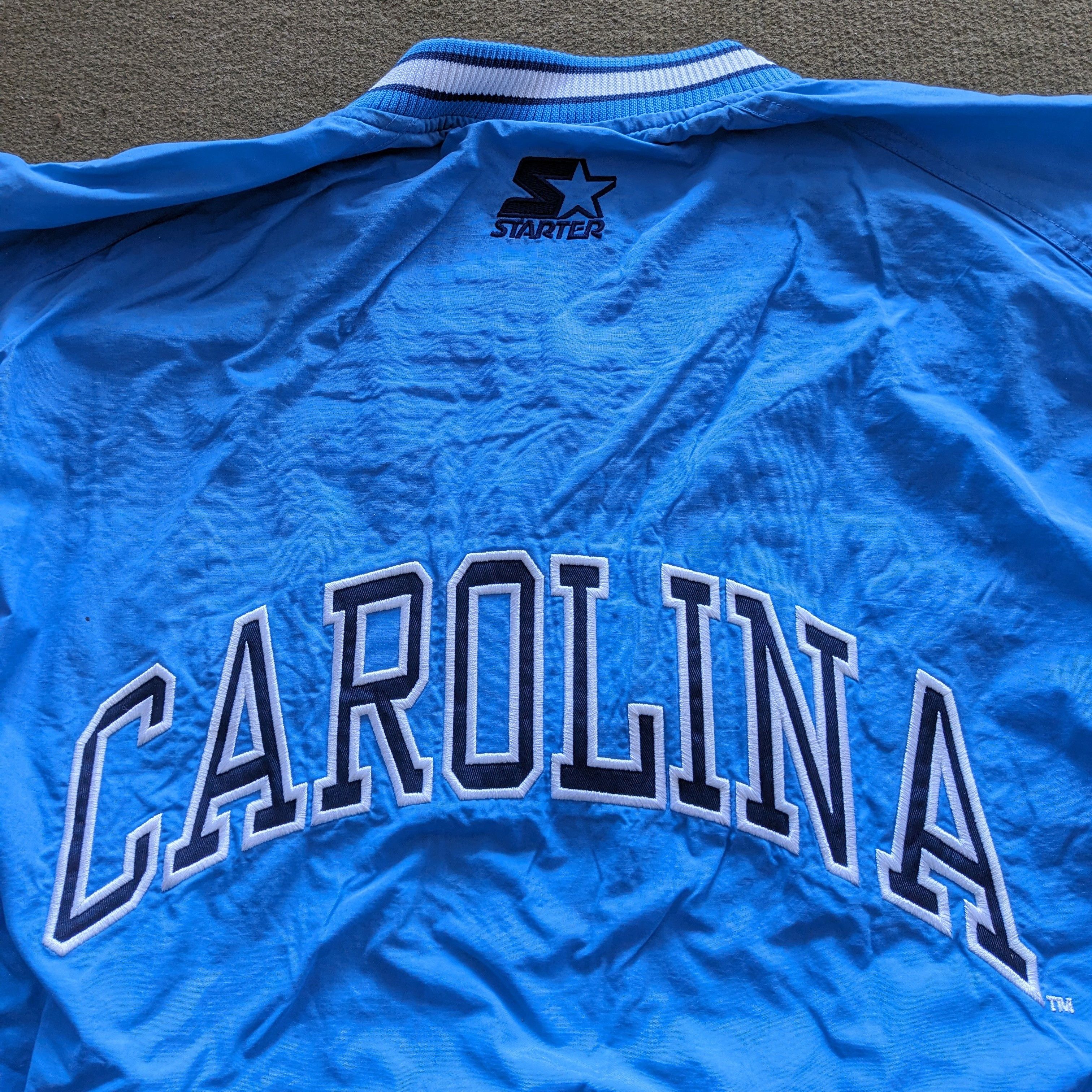 Starter Vintage CAROLINA Tar Heels Starter Windbreaker Jacket Size US XXL / EU 58 / 5 - 2 Thumbnail