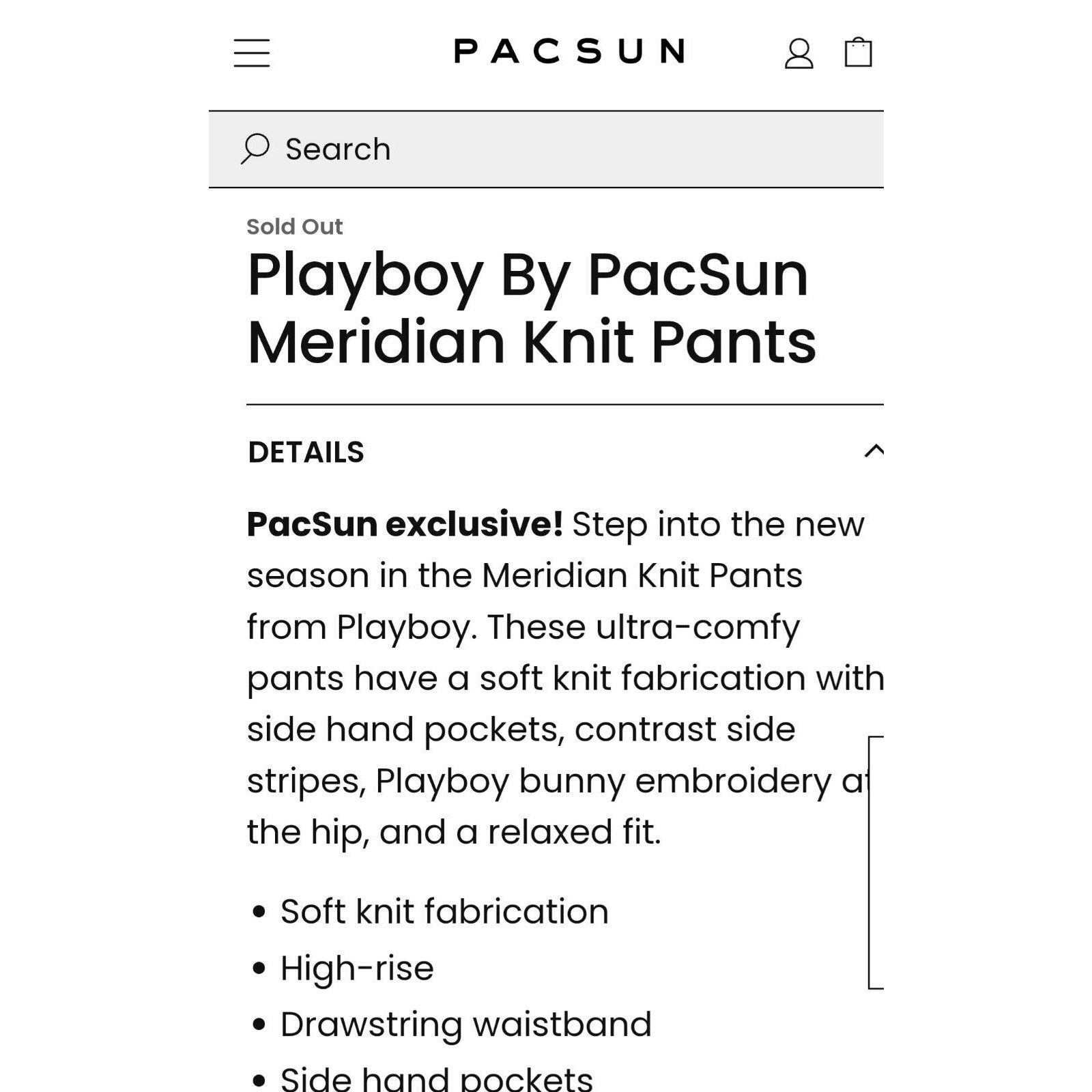 Playboy Playboy x Pacsun Meridian bunny Logo Drawstring M (31×32) Size US 31 - 5 Thumbnail