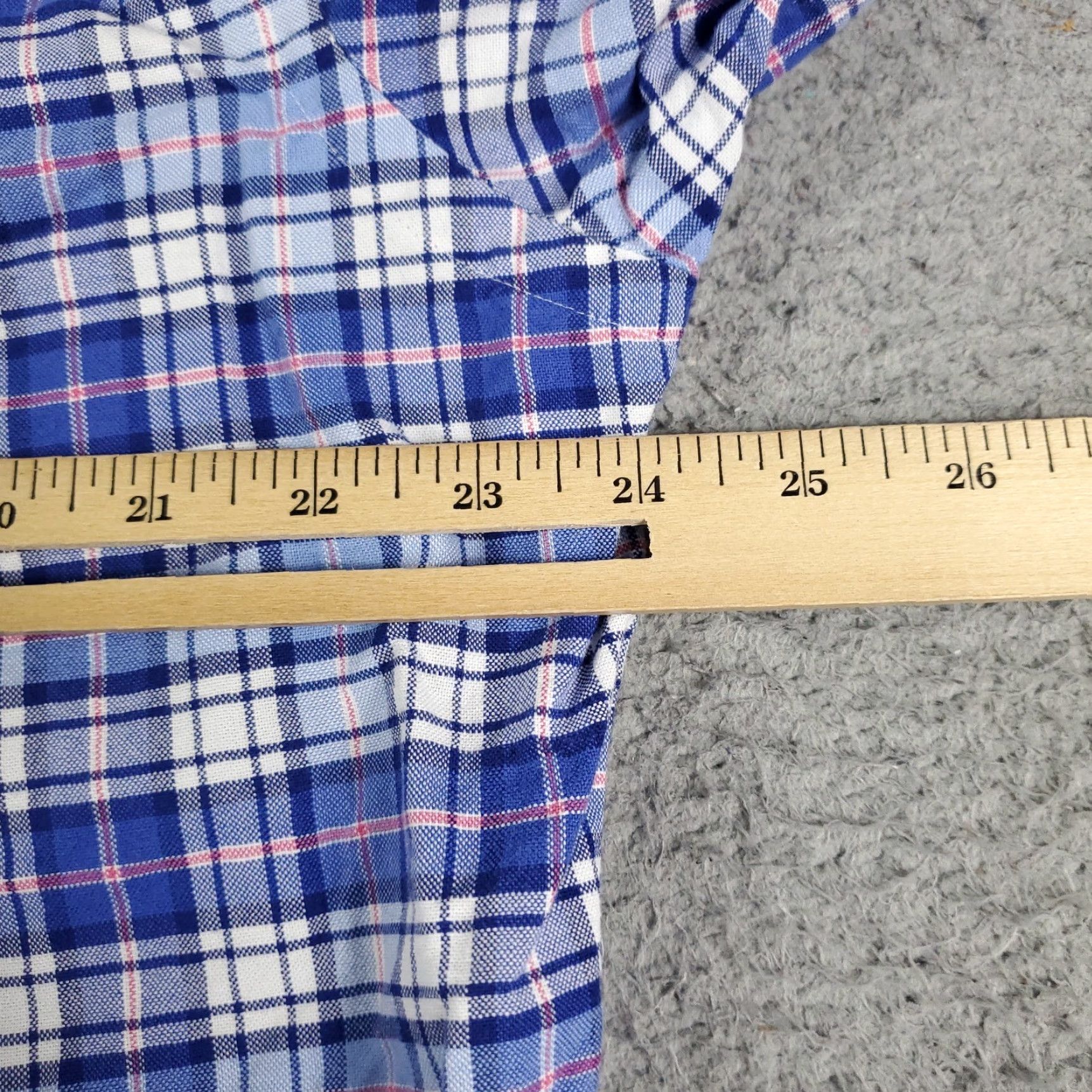 Ralph Lauren Ralph Lauren Blue Plaid Button-Up Shirt Mens Large Long Sleeve Classic Preppy Size US L / EU 52-54 / 3 - 6 Thumbnail