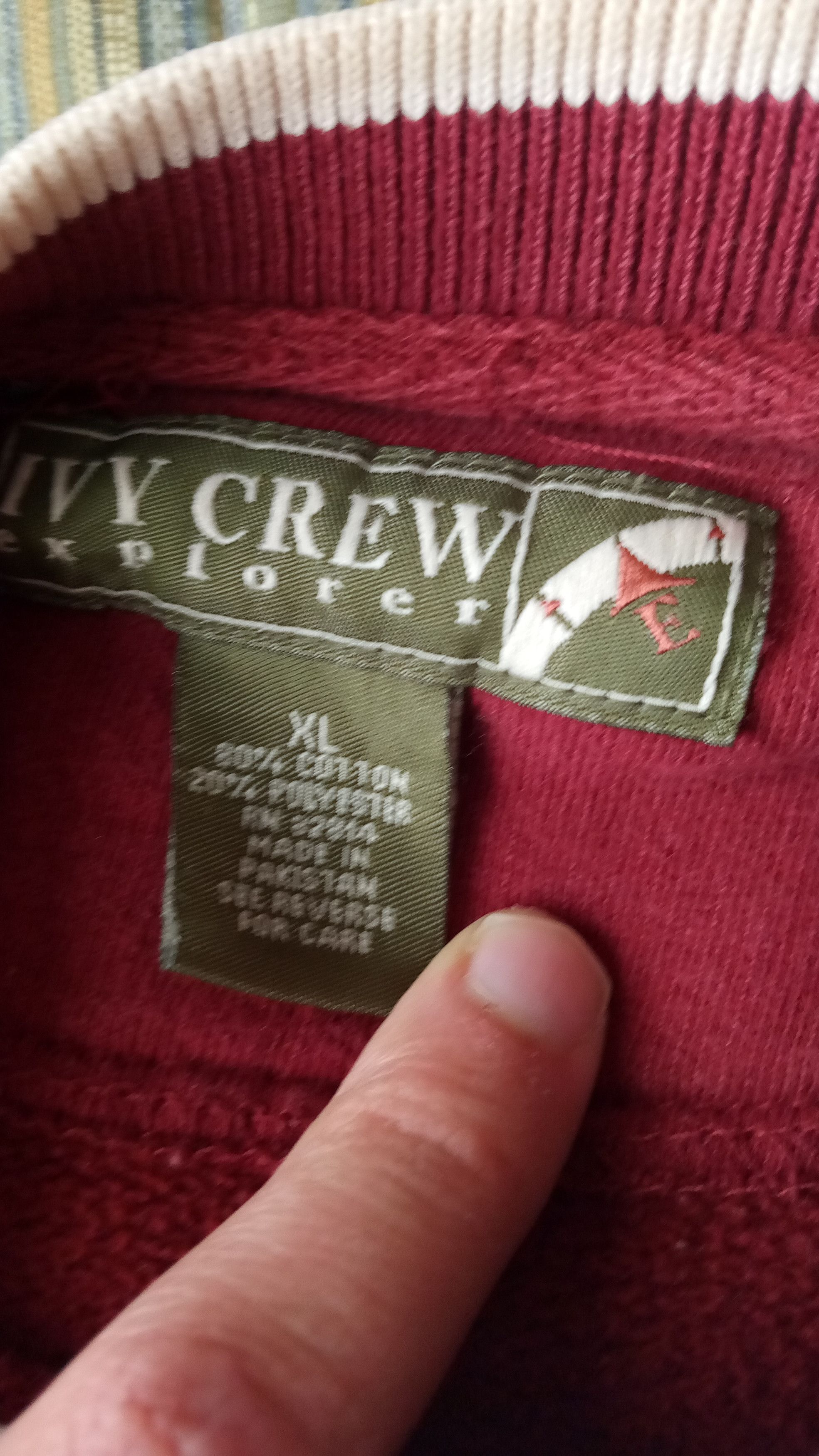 Vintage "Explorer" Sweatshirt Size US XL / EU 56 / 4 - 3 Thumbnail