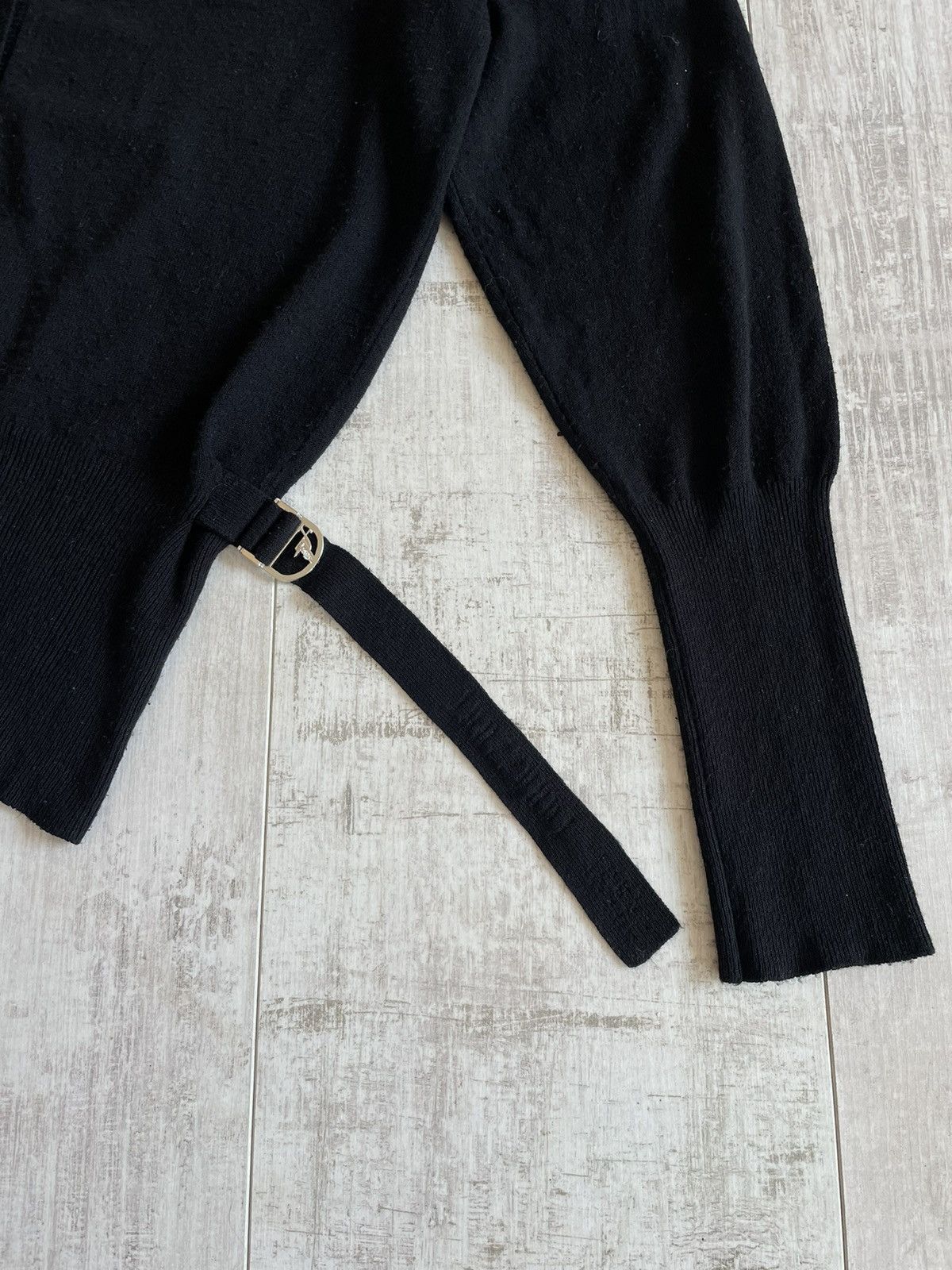 Trussardi Trussardi Jeans Cardigan Metal Logo Luxury RARE Size L / US 10 / IT 46 - 4 Thumbnail