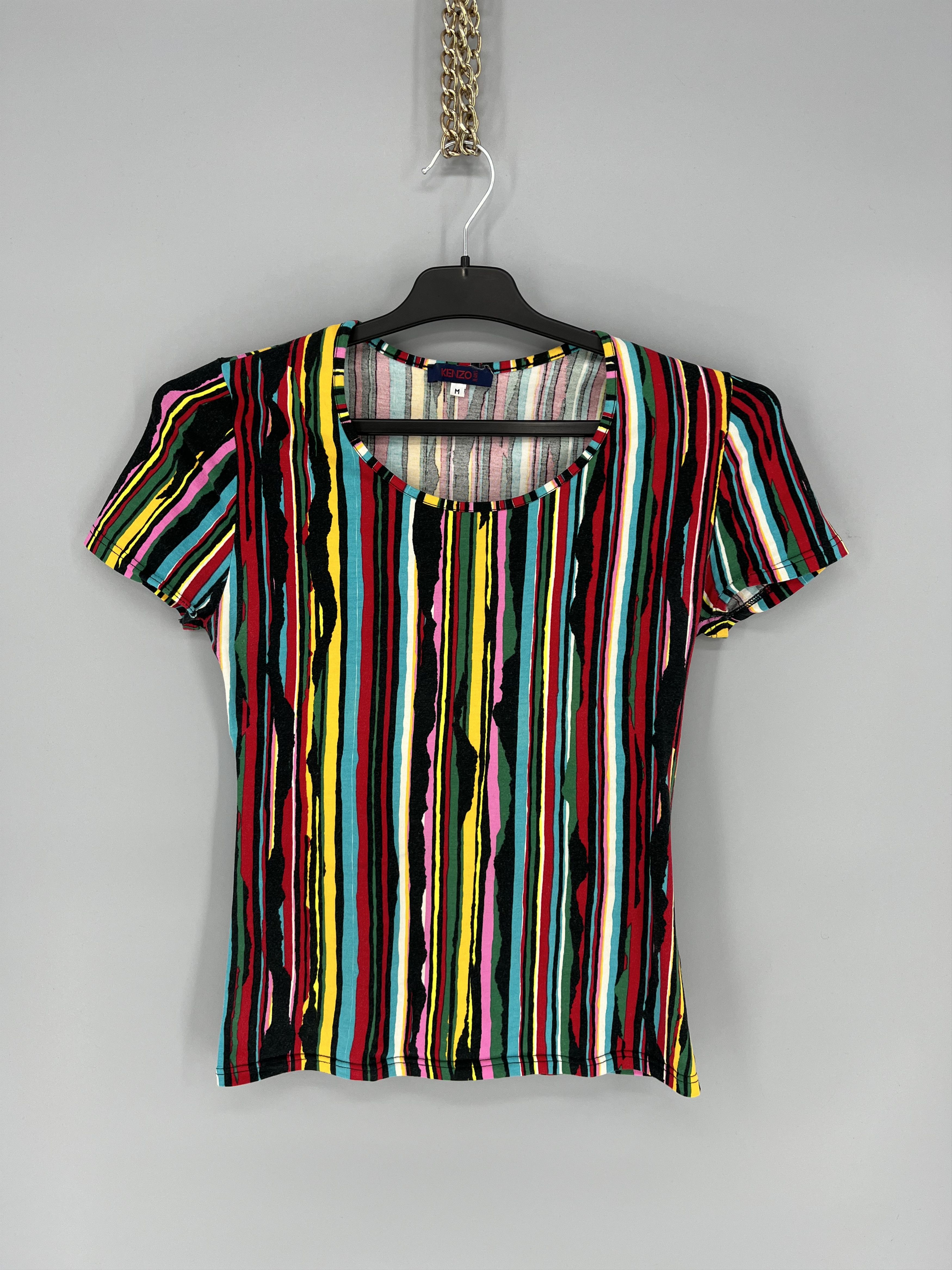 Kenzo Vintage Kenzo Striped Womens Japanese brand Size M Size M / US 6-8 / IT 42-44 - 1 Thumbnail