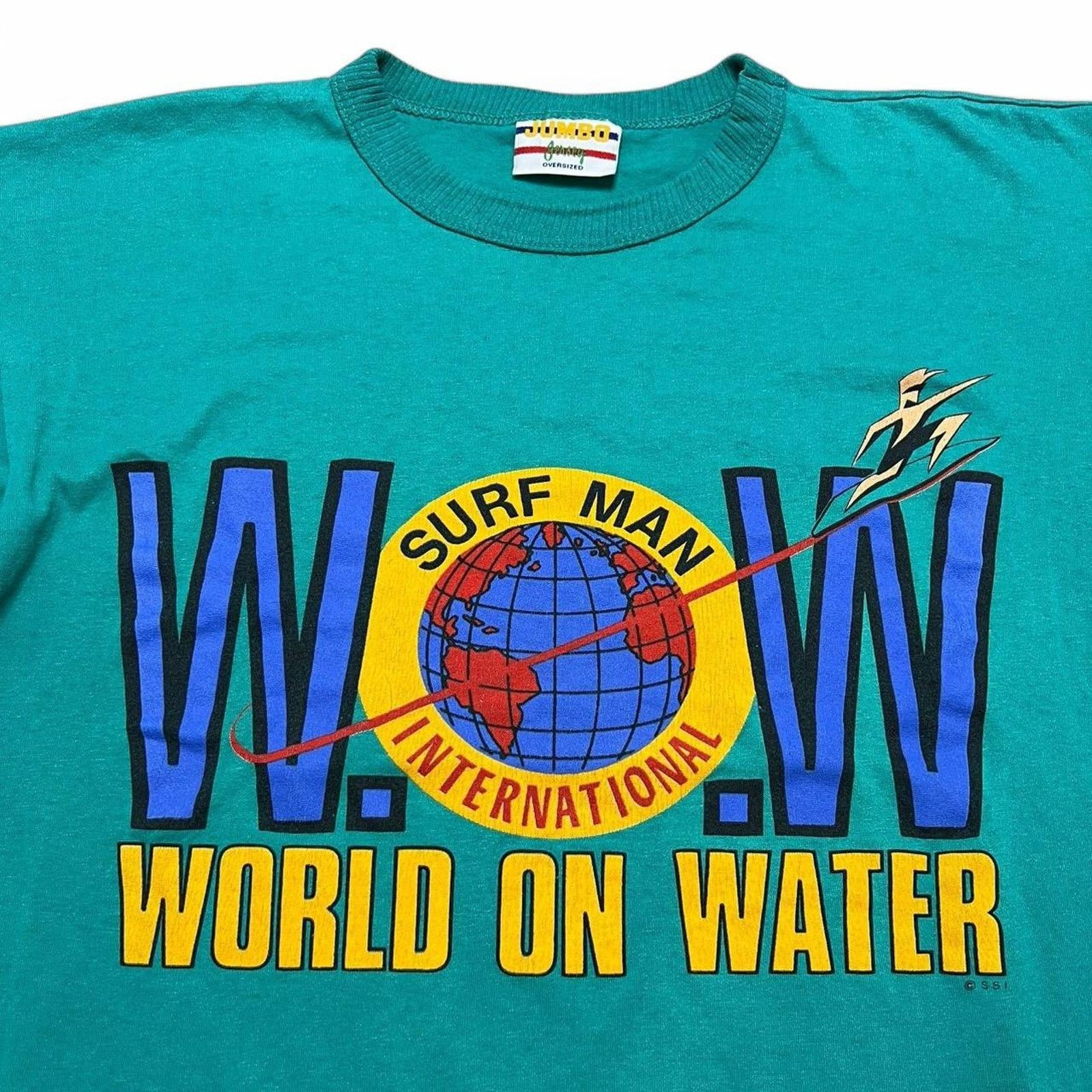 Vintage Vintage 90’s Surf Man International T-shirt Sz Large Retro Size US L / EU 52-54 / 3 - 2 Thumbnail