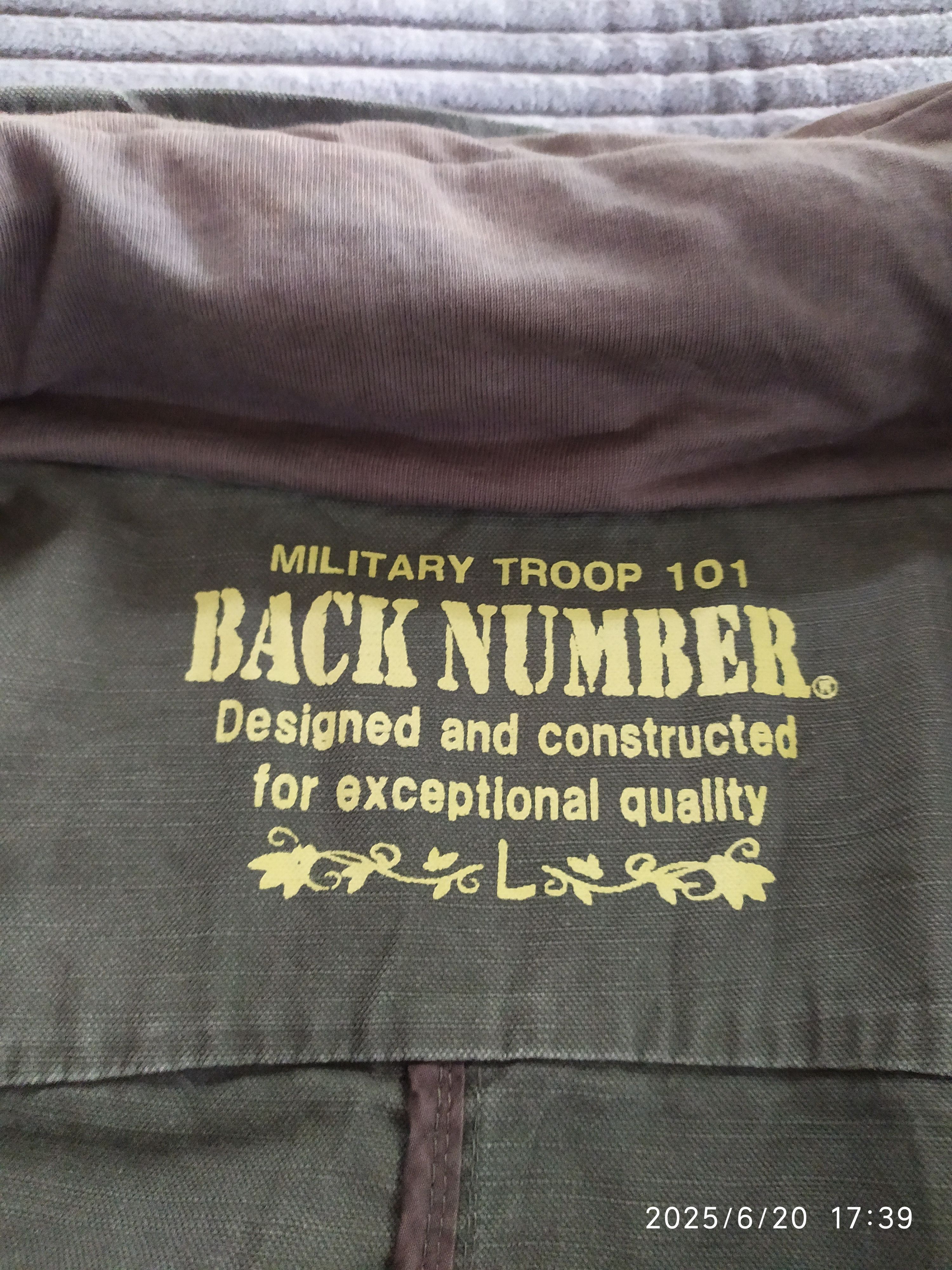 If Six Was Nine × Japanese Brand × Le Grande Bleu (L.G.B.) Bono Back Number Military jacket Size US S / EU 44-46 / 1 - 7 Thumbnail