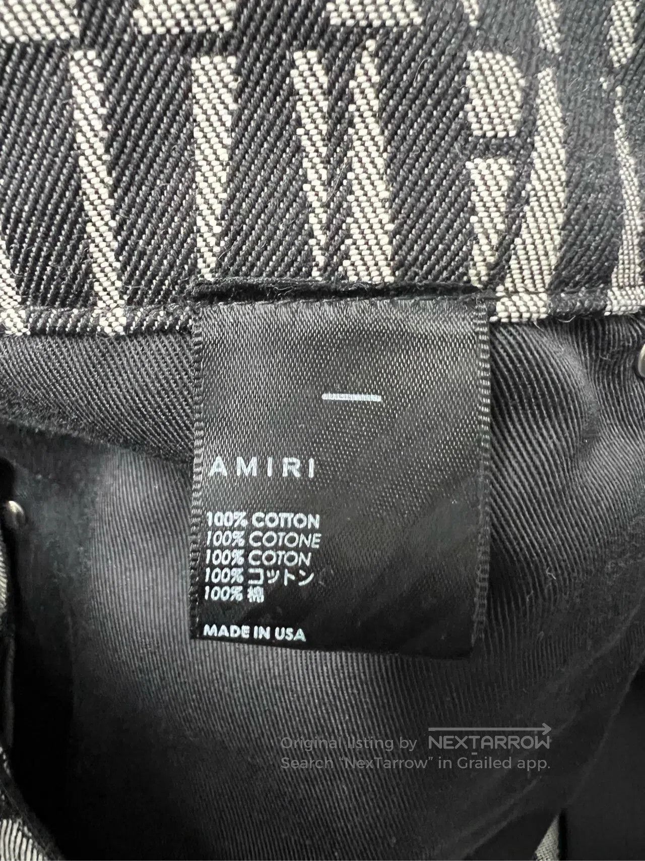 Amiri AMIRI Letter Logo Side Button Jeans. Size US 32 / EU 48 - 4 Thumbnail
