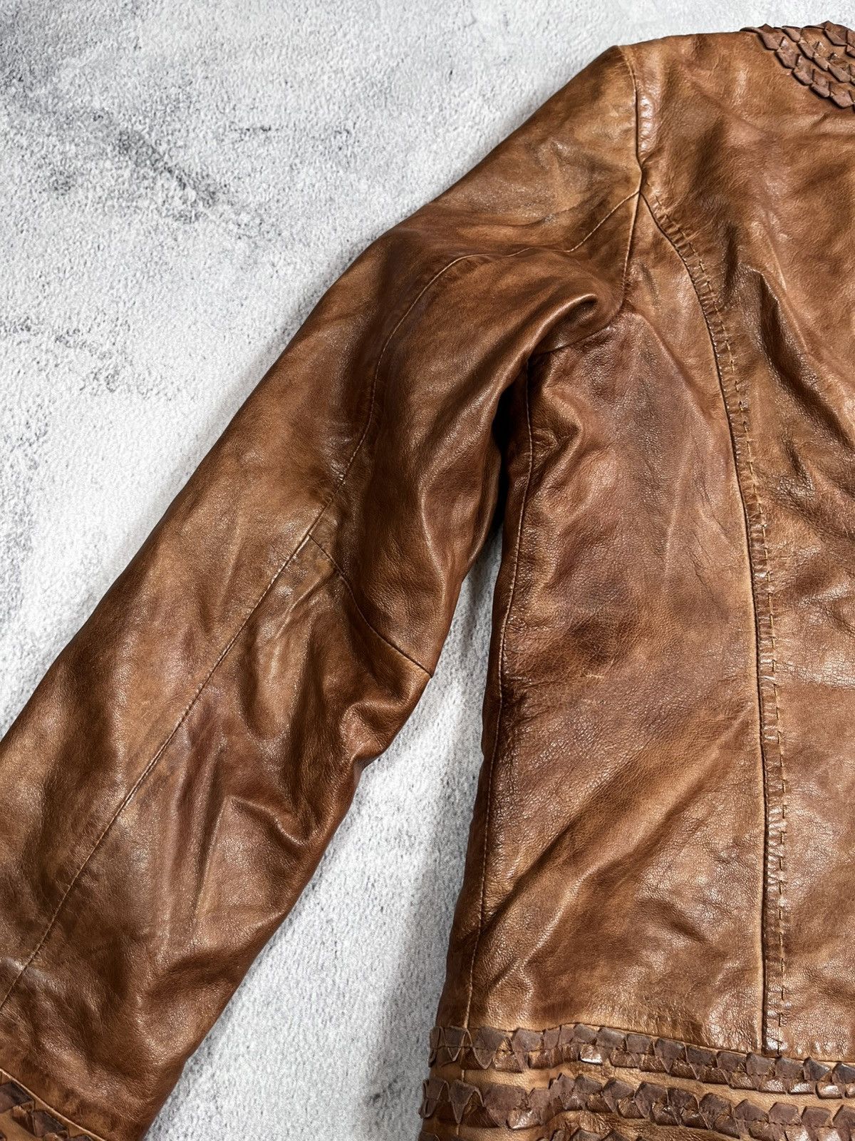 Vintage Vintage Leather retro style jacket streetwear size L Size L / US 10 / IT 46 - 9 Thumbnail