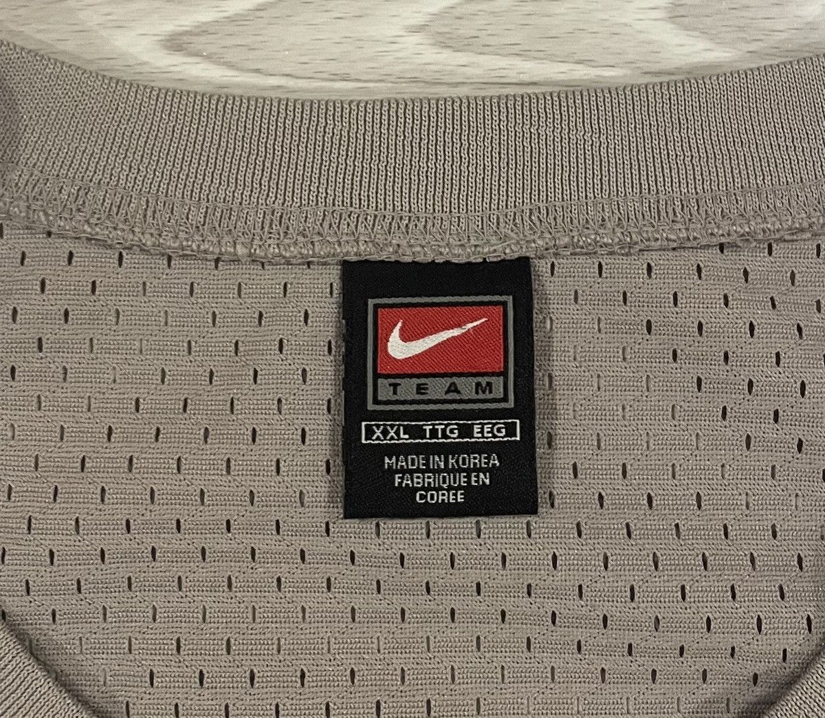 Nike × Vintage Vintage Nike Jason Kidd #5 New Jersey Nets Grey Men’s 2XL Size US XXL / EU 58 / 5 - 4 Thumbnail