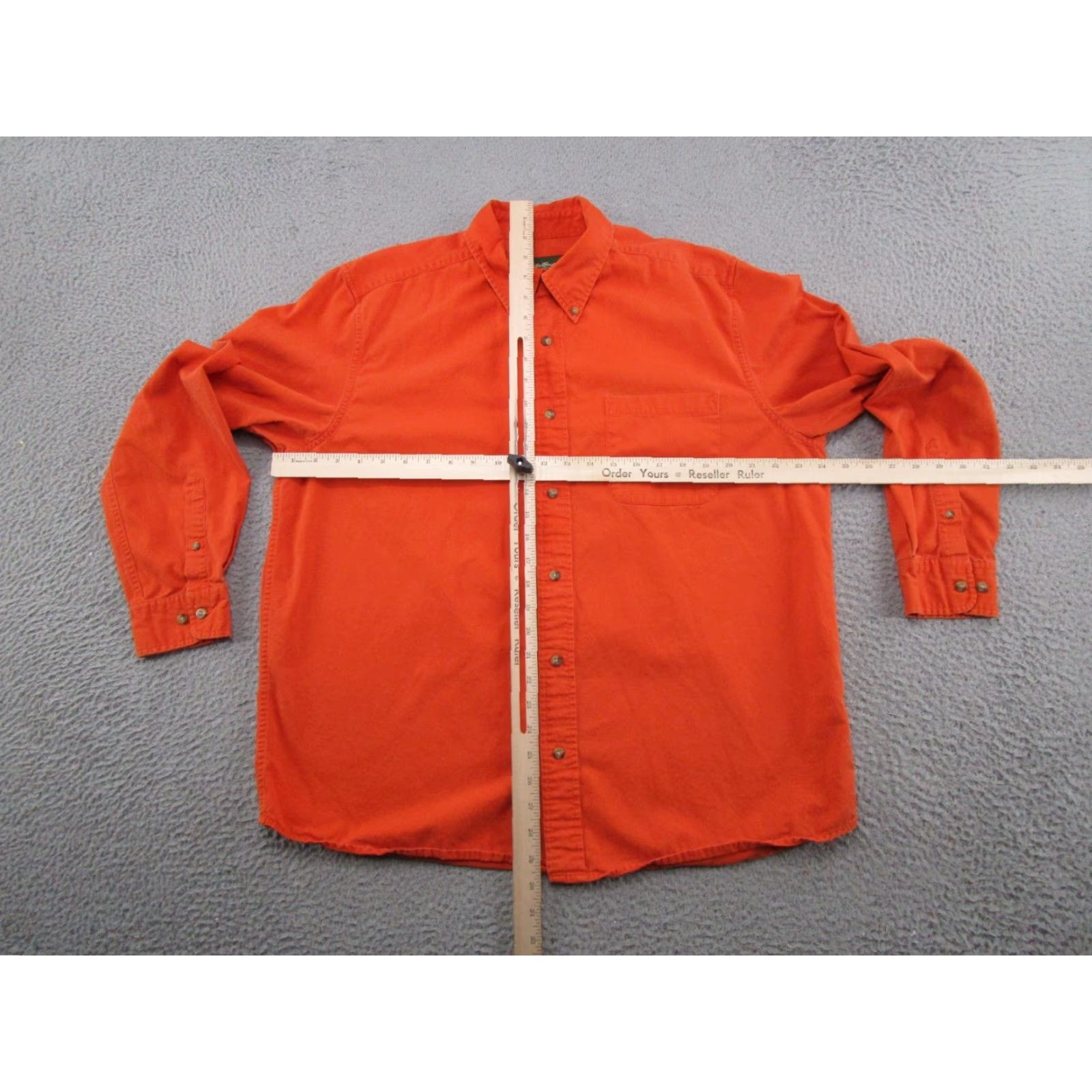Eddie Bauer Eddie Bauer Mens Button-Up Long Sleeve Shirt L Orange VTG Y2K Outdoors Shirt Mens L Orange Eddie Bauer Button-Up VTG Outdoors 90s? Size US L / EU 52-54 / 3 - 3 Thumbnail