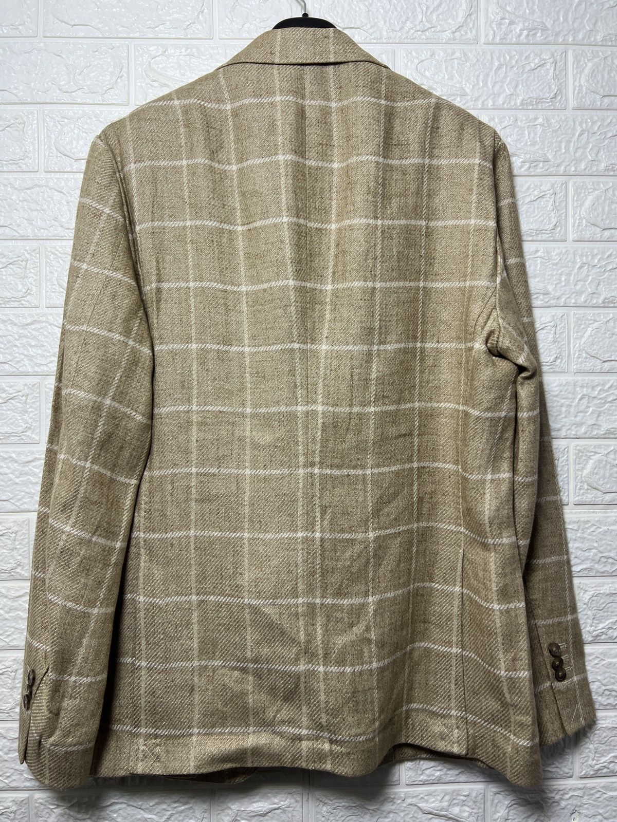 Massimo Dutti Brand new Massimo Dutti extra fine linen beige blazer Size 52L - 2 Thumbnail
