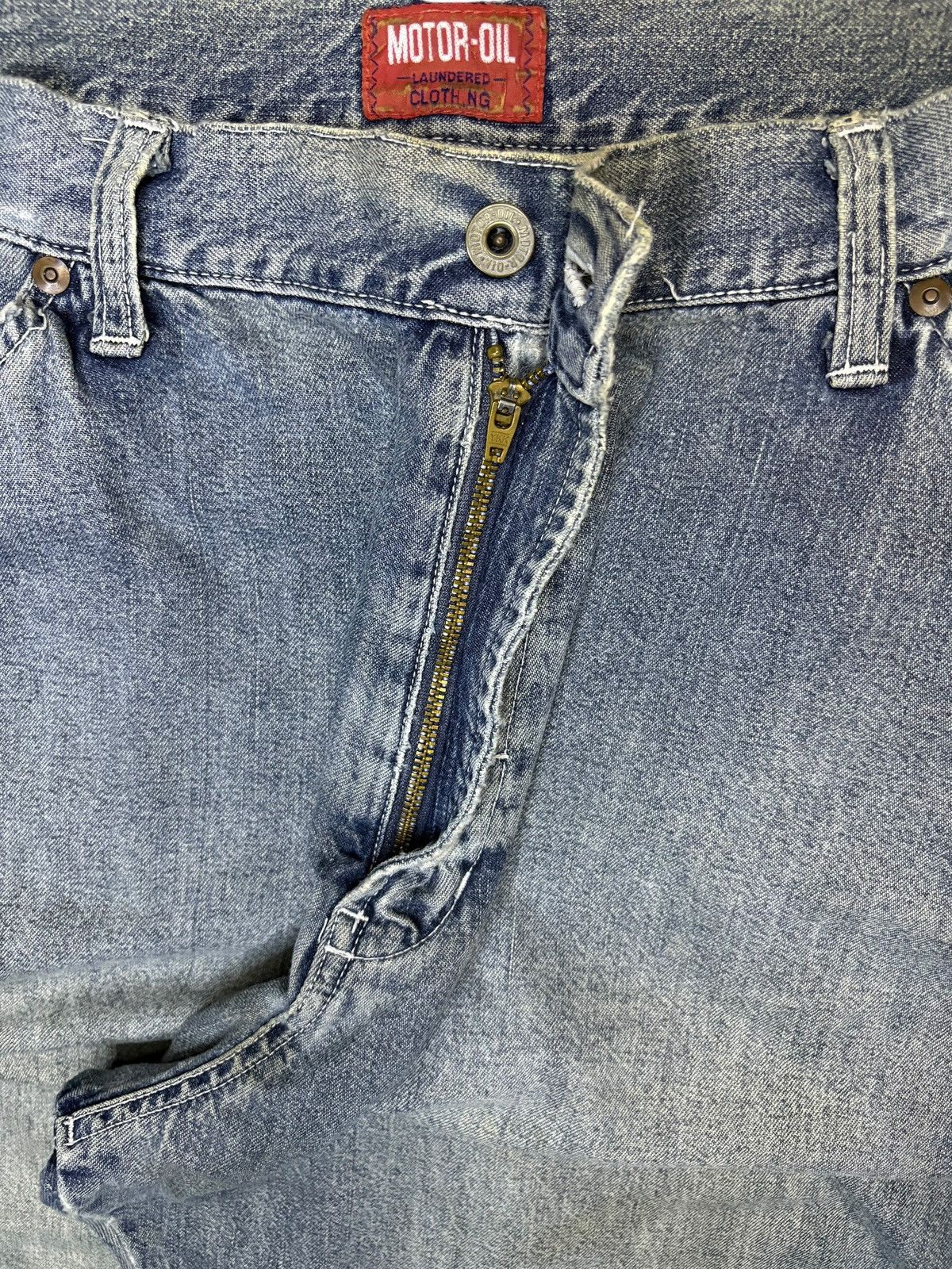 Japanese Brand Vintage Japanese Brand Mud Wash Baggy Jeans Size US 33 - 3 Thumbnail