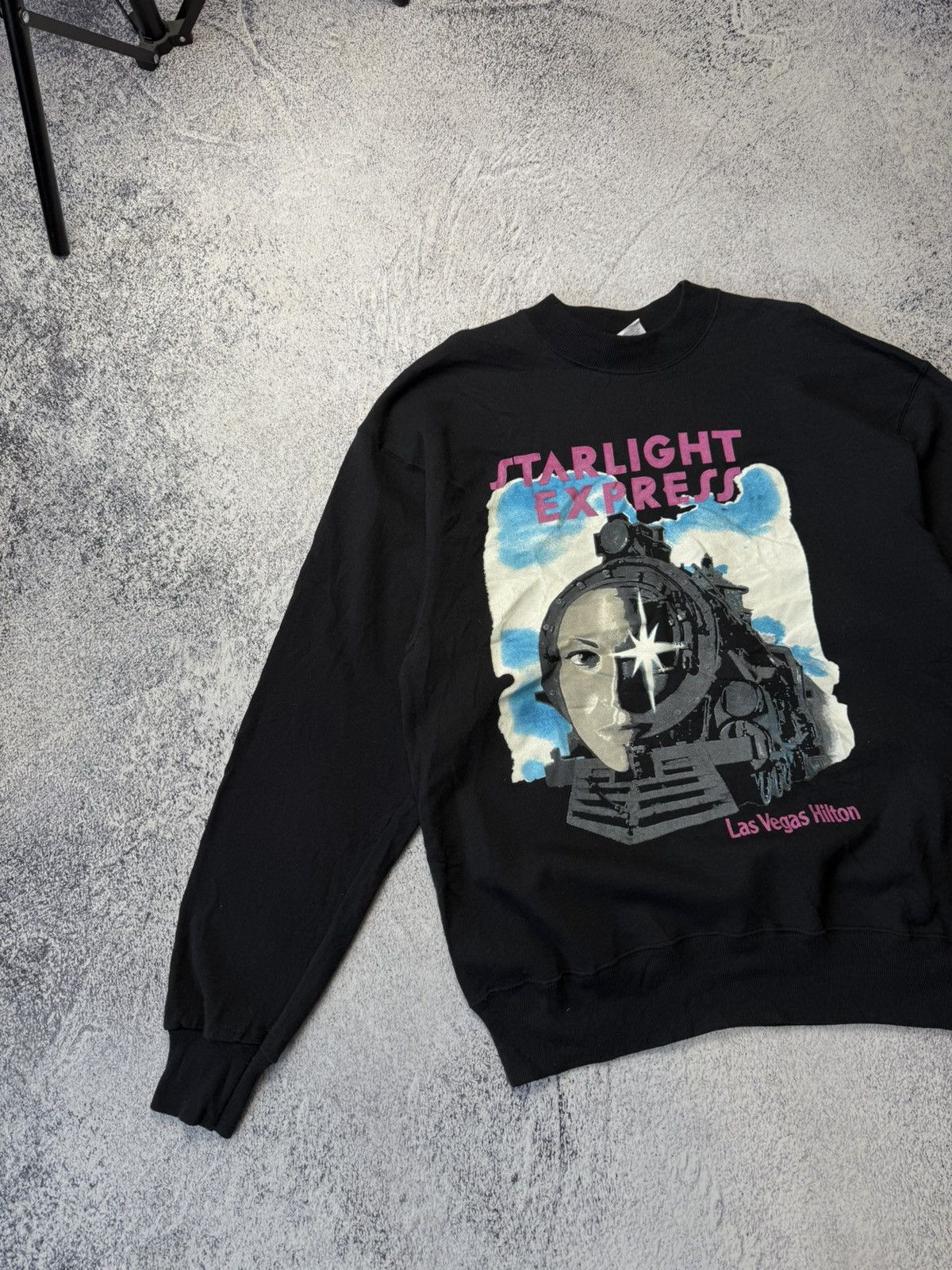 Vintage Vintage Starlight Express Las Vegas Hilton Sweatshirt – 80s Size US L / EU 52-54 / 3 - 2 Thumbnail