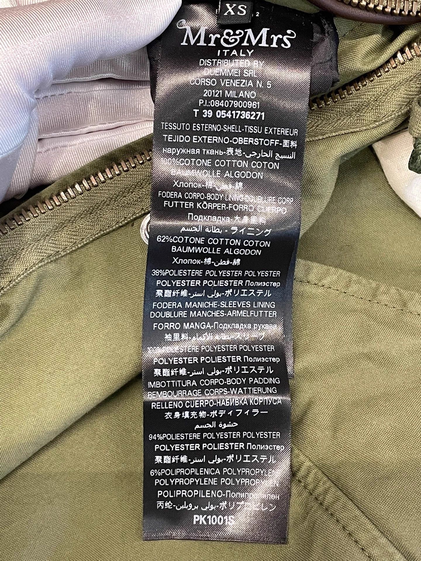 MR & MRS ITALY Mr&Mrs Italy military green mid fox-fur lining XS Size XS / US 0-2 / IT 36-38 - 6 Thumbnail