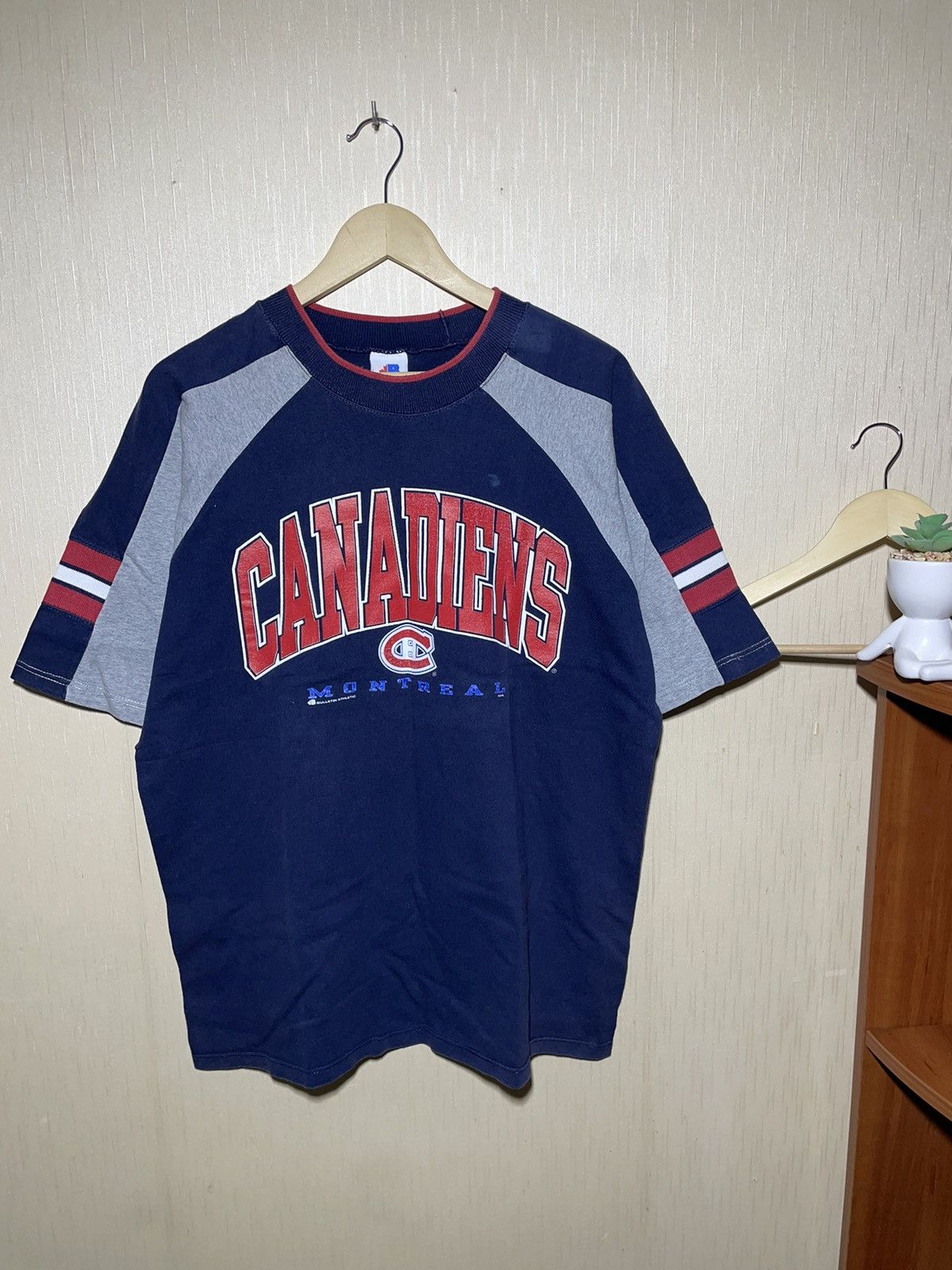 NHL × Vintage NHL Canadiens Montreal vintage T shirt 90s Size US XL / EU 56 / 4 - 1 Thumbnail