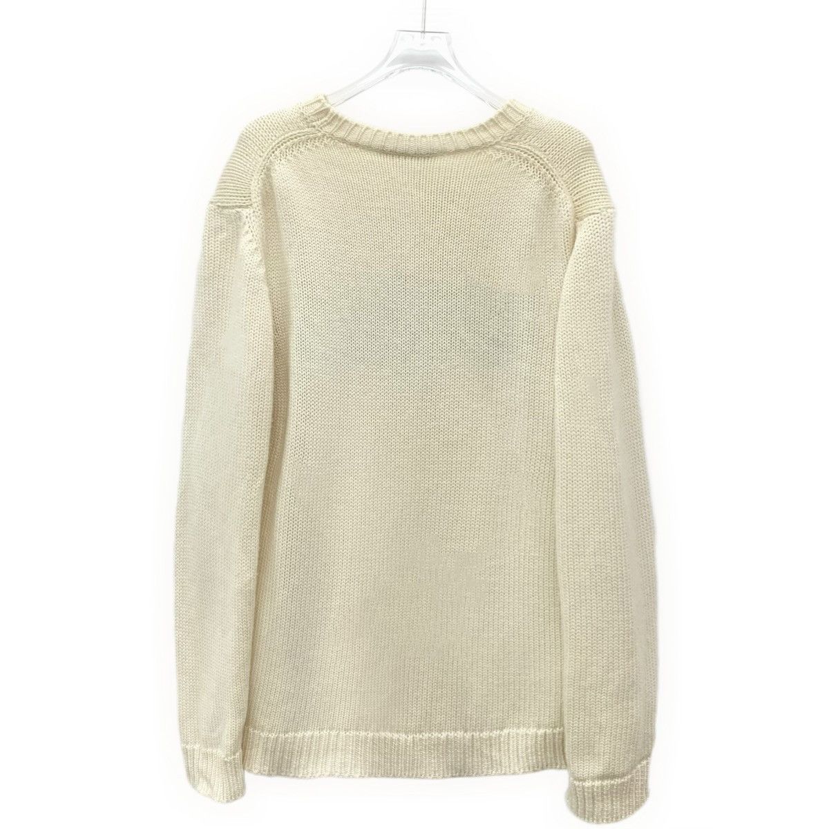 Fendi Fendi Off-white Wool Long Sleeve Knit Sweater K26WX Size US L / EU 52-54 / 3 - 2 Thumbnail