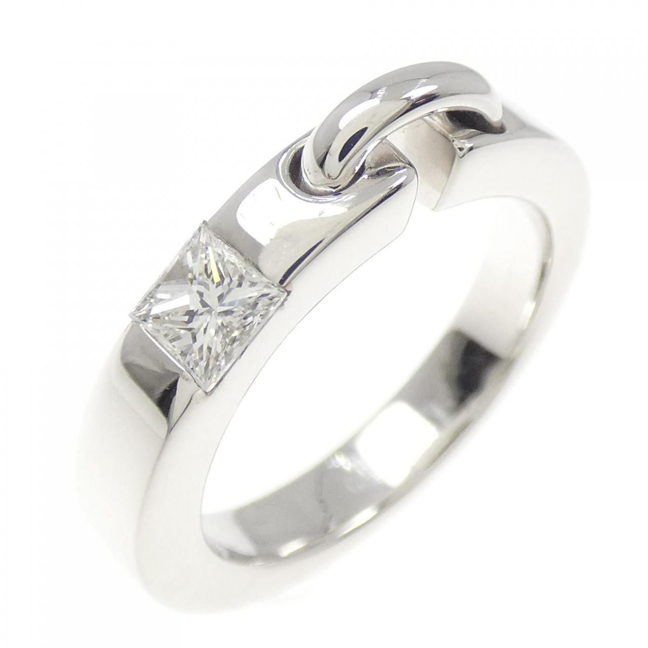Other Chaumet Chaumet Liens Simple Motif Au750 Diamond Ring Size 9 Precious Metal Ring DUTY FREE for USA Size ONE SIZE - 1 Thumbnail