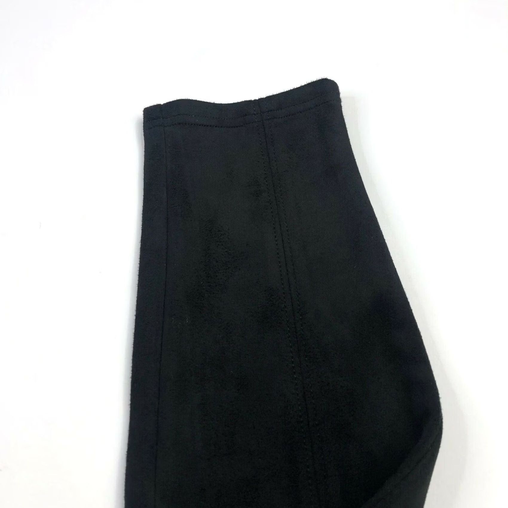 Aritzia Aritzia Babaton Faux Suede Pants Women's 0 Tag Regular Rise High Inseam 27.5 In Zip Pull On Size 42" / US 20 - 2 Thumbnail