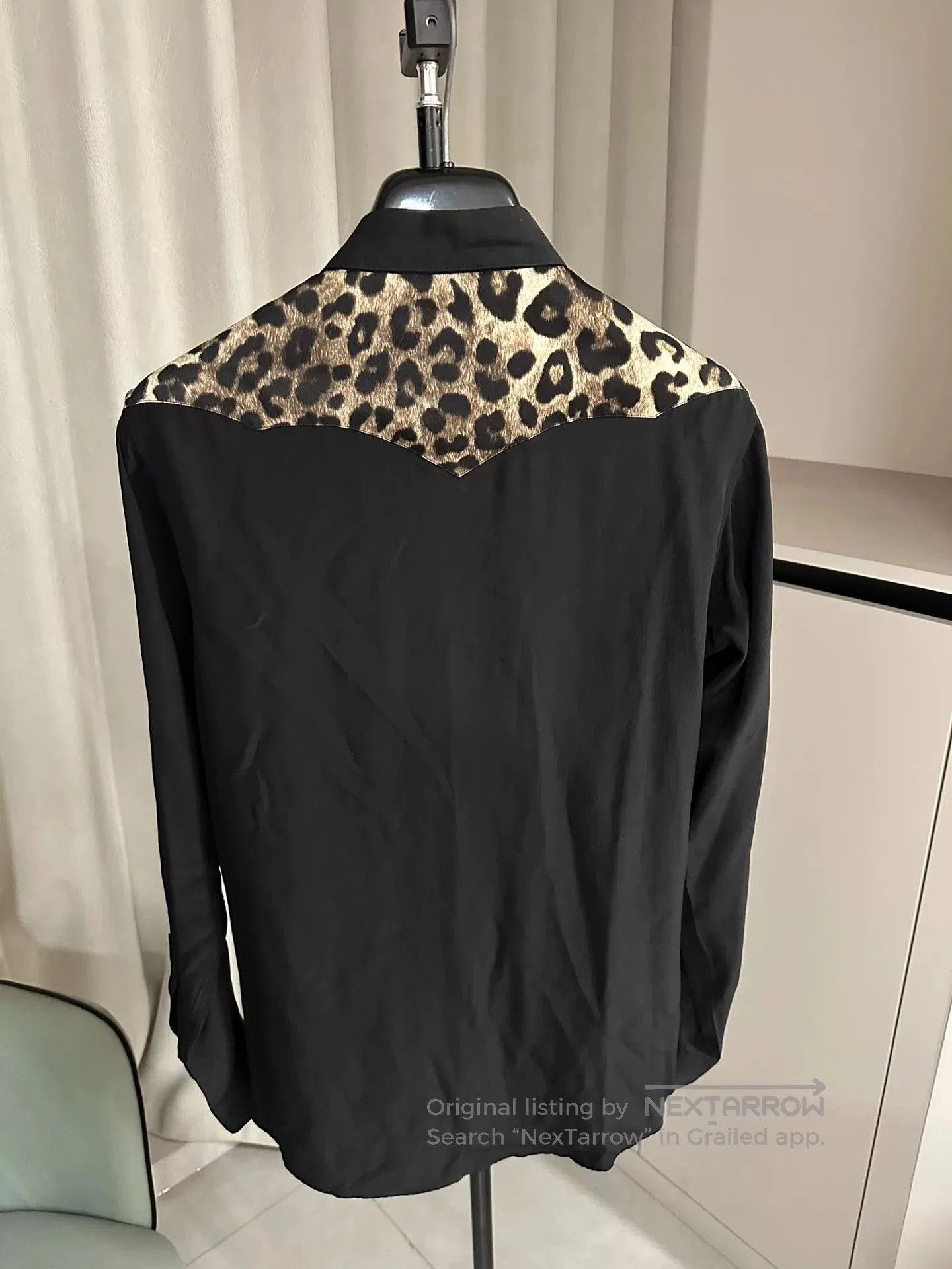 Saint Laurent Paris Saint Laurent Leopard Print Shirt. Size US M / EU 48-50 / 2 - 3 Thumbnail