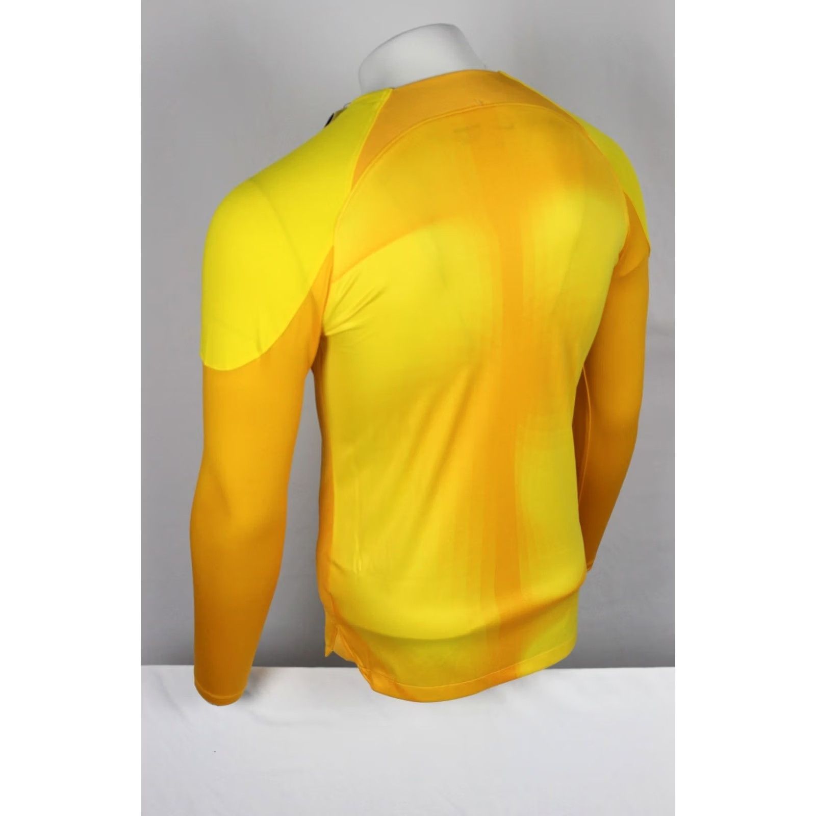 Nike Nike Men's Soccer Dri Fit Long Sleeve Jersey GK Gardient IV Small Yellow Slim Shirt Size US S / EU 44-46 / 1 - 2 Thumbnail