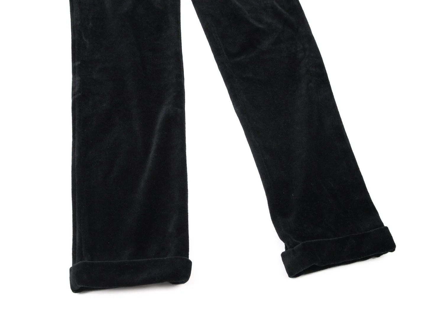 Jean Paul Gaultier Velvet Pile Side-Opening Pants in Black, Size 48 Size US 32 / EU 48 - 5 Thumbnail