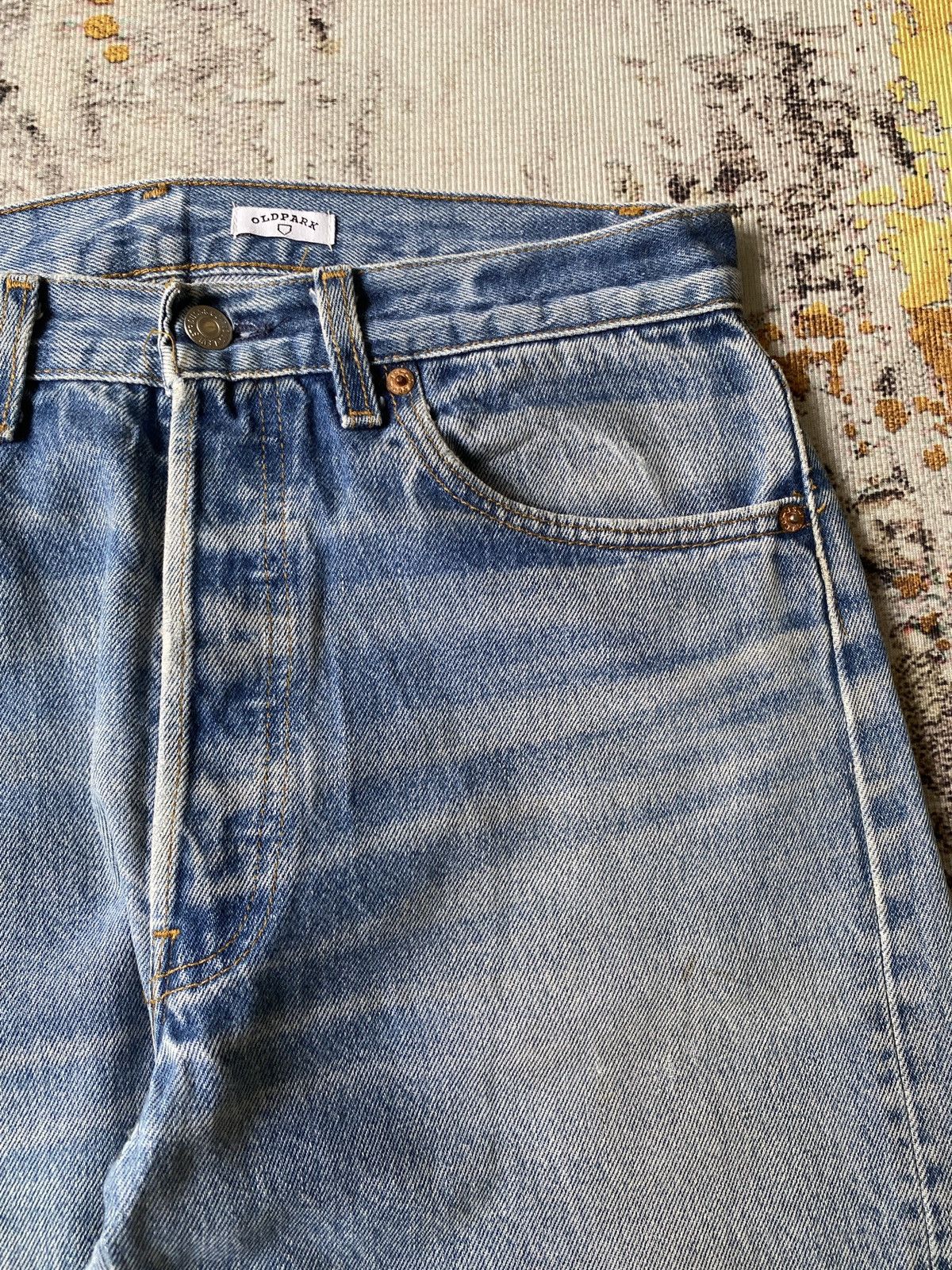 Old Park Levi’s X Oldpark Japan Reconstructed Distressed Denim Size US 30 / EU 46 - 12 Thumbnail