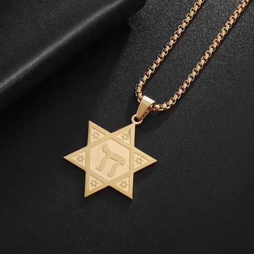 Jewelry Star of David Pendant Necklace Size ONE SIZE - 4 Thumbnail
