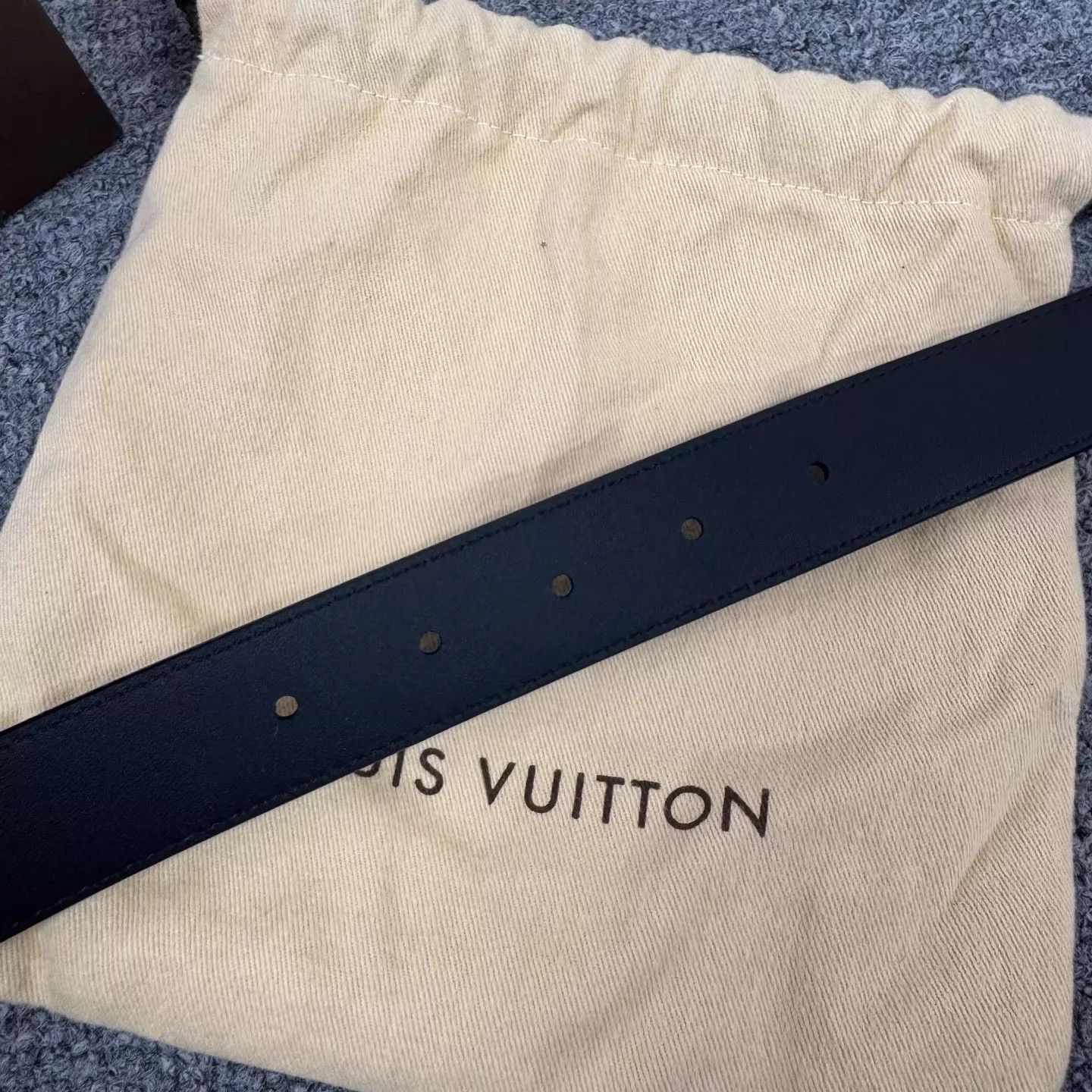Louis Vuitton LV × Takashi Murakami Black Monogram Belt 99 New 32/80 Size ONE SIZE - 6 Thumbnail