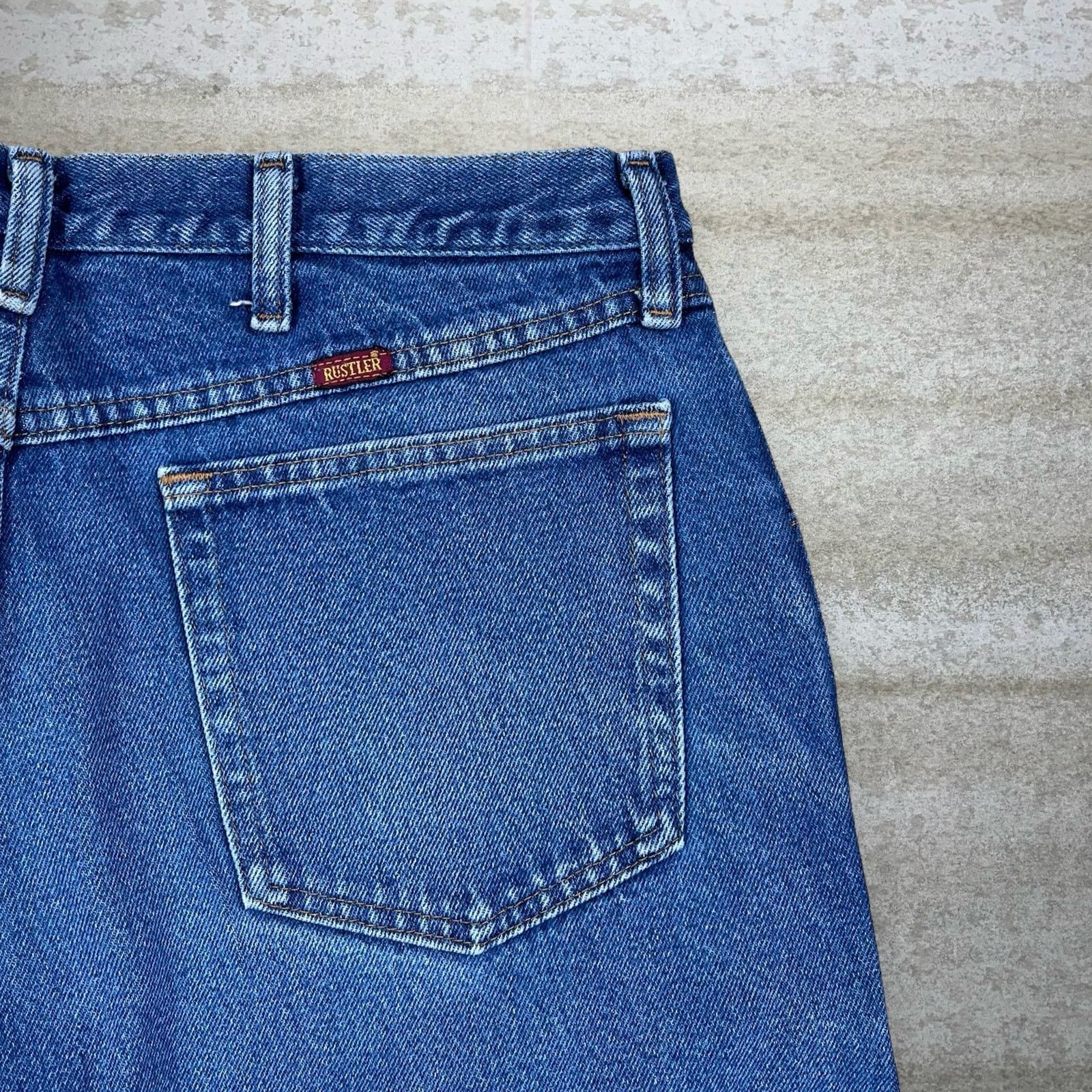 Rustler Vintage Y2K Rustler Work Jeans 36x30 Regular Straight Fit Size US 36 / EU 52 - 3 Thumbnail