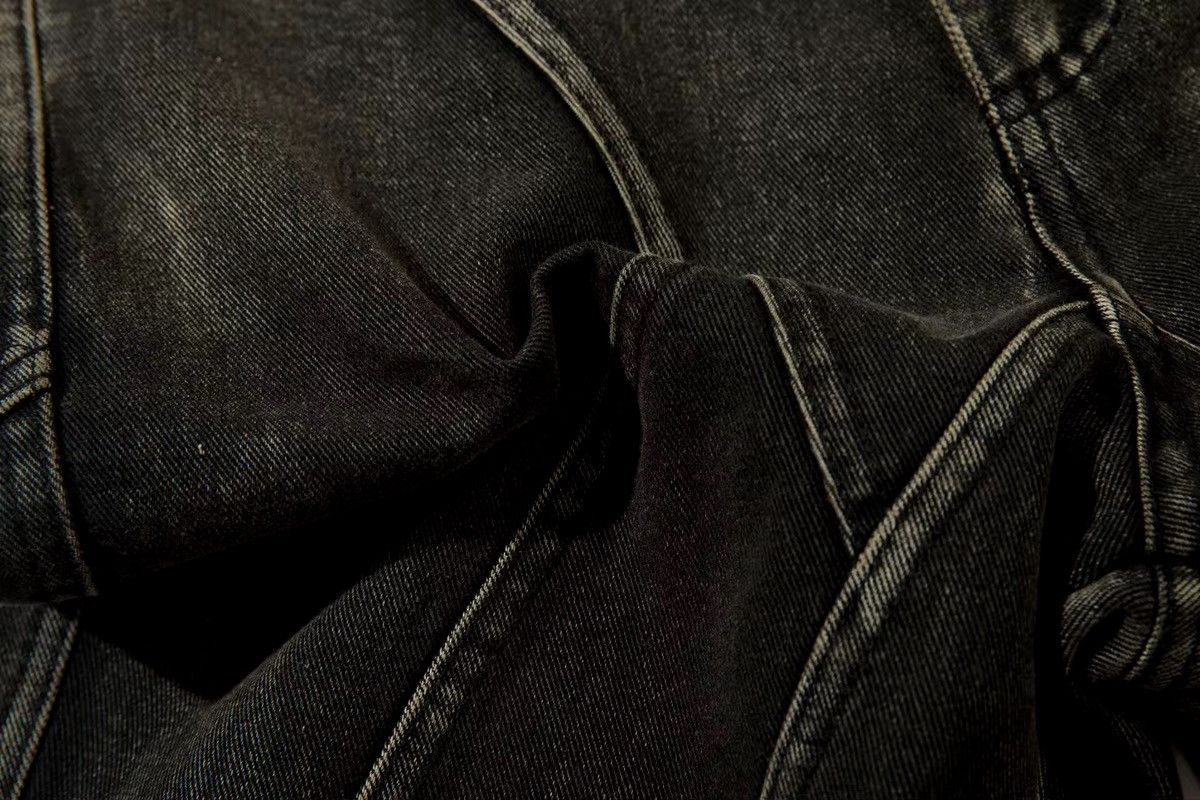 Designer × Vintage Streetwear Design Washed Loose Spliced Jeans Pants Size US 32 / EU 48 - 7 Thumbnail
