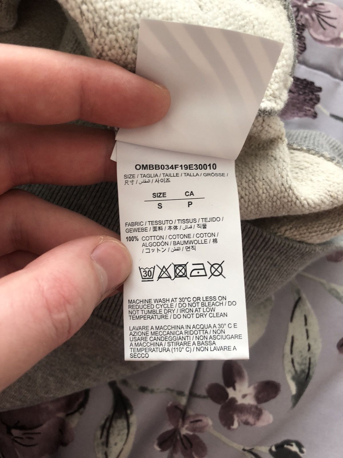 Off-White Off-white acrylic arrows hoodie aw19 medium Size US M / EU 48-50 / 2 - 12 Thumbnail