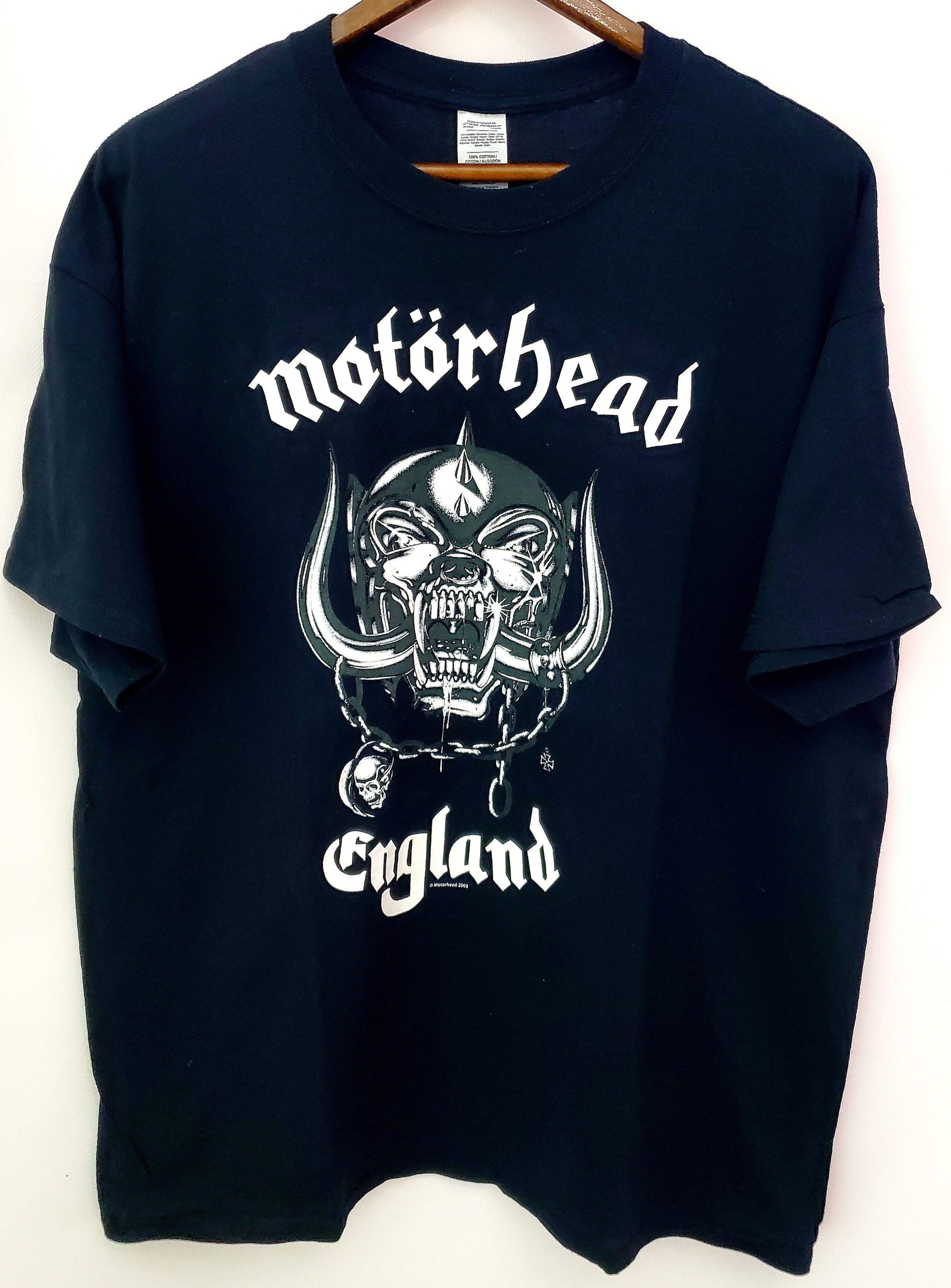 Band Tees × Vintage Vg Motorhead England Everything Louder Than Everything Else Size US XL / EU 56 / 4 - 1 Thumbnail
