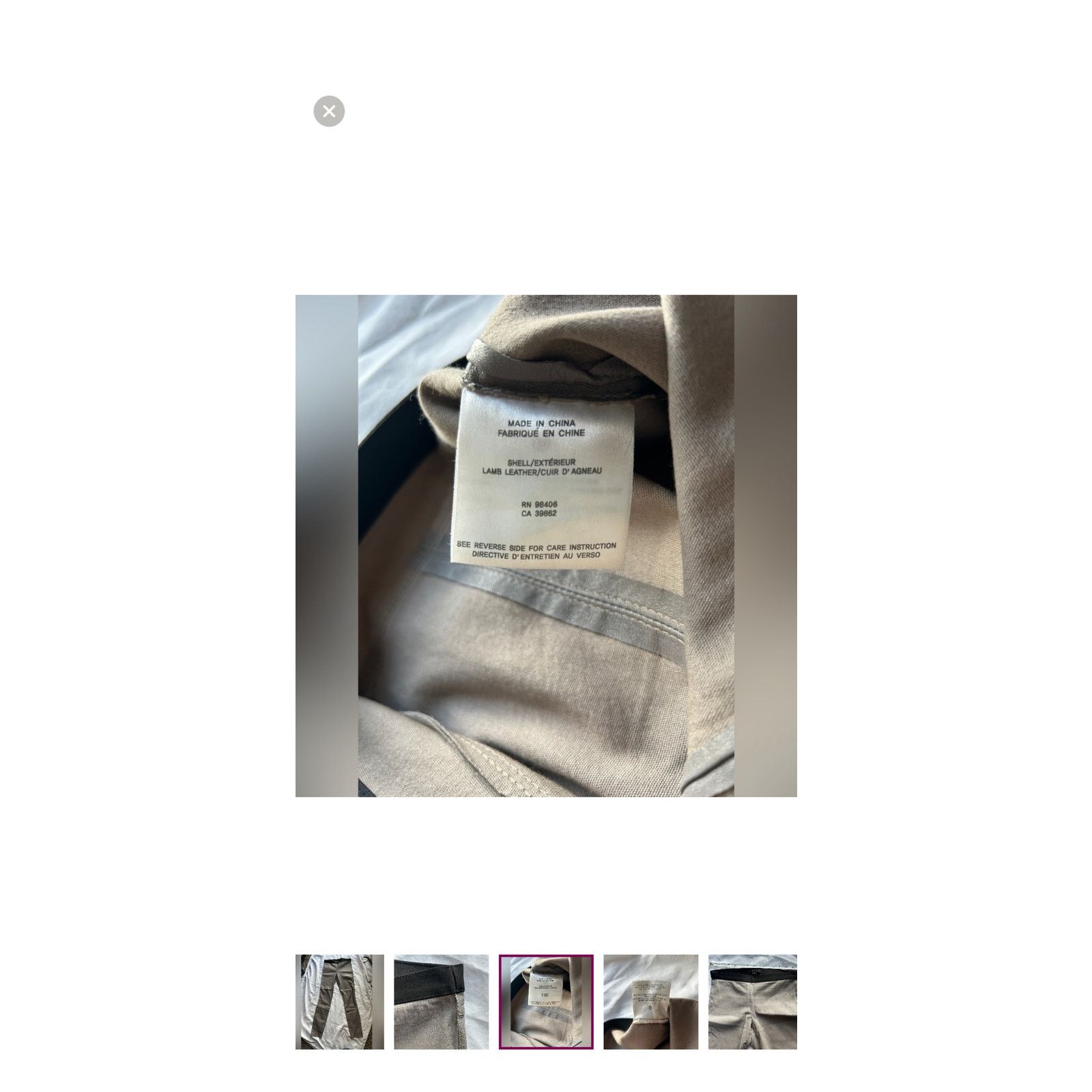 Theory Theory Gray Lamb Leather Leggings Size 4 Slim Fit Leather Size 27" / US 4 / IT 40 - 13 Thumbnail