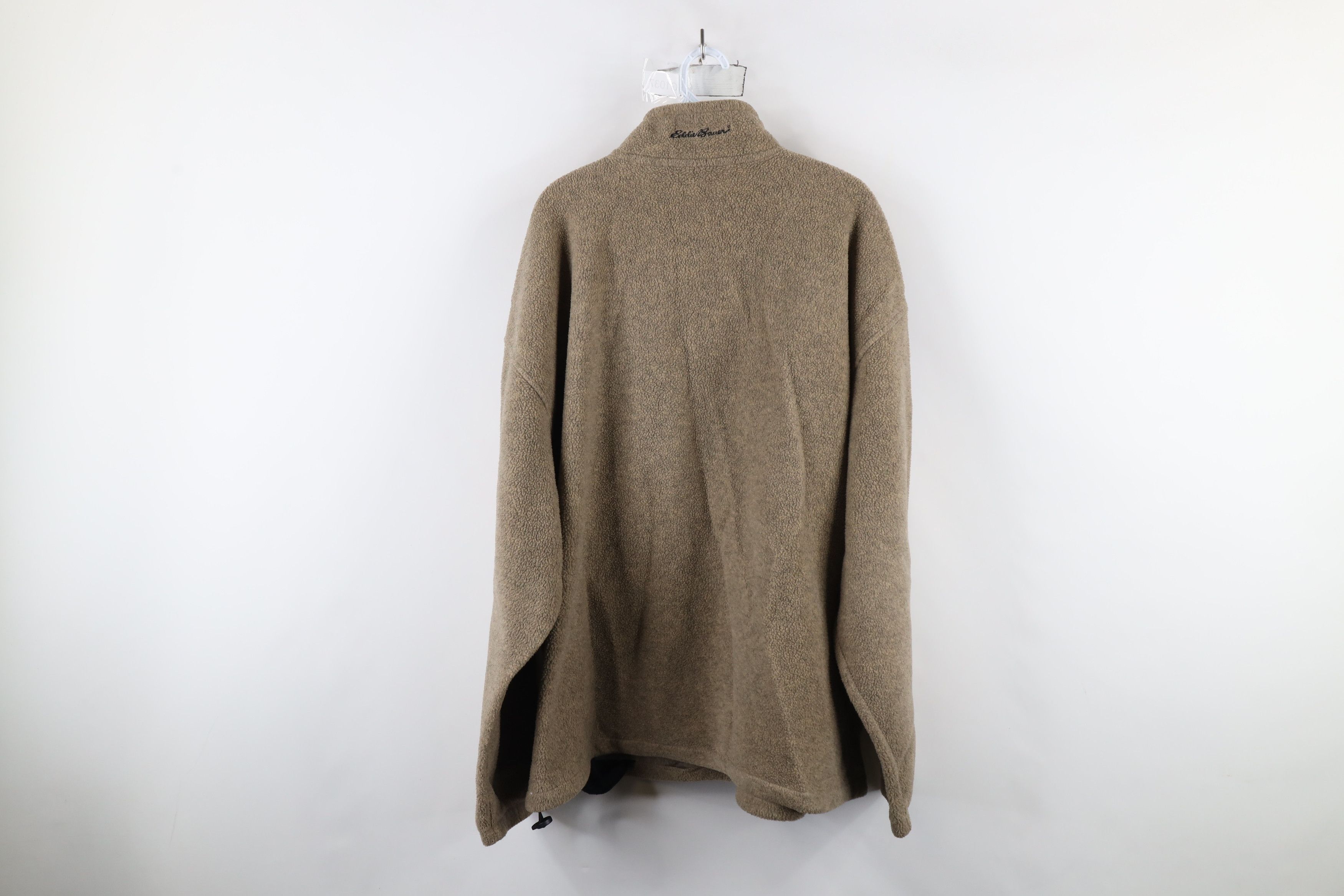 Eddie Bauer × Vintage Vintage 90s Eddie Bauer Half Zip Fleece Pullover Sweater Size US XXL / EU 58 / 5 - 12 Thumbnail