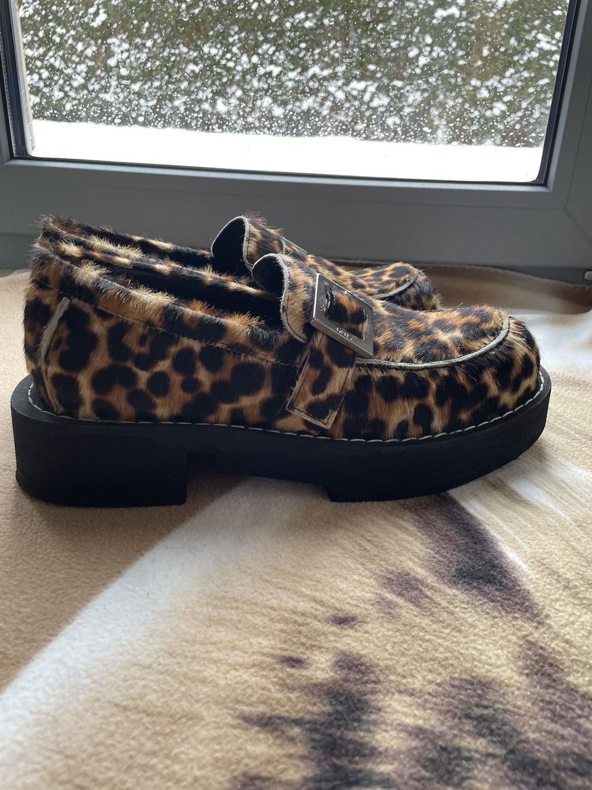 Clarks × GCDS Leopard Clark’s x GCDS loafer Size US 9.5 / EU 42-43 - 2 Thumbnail