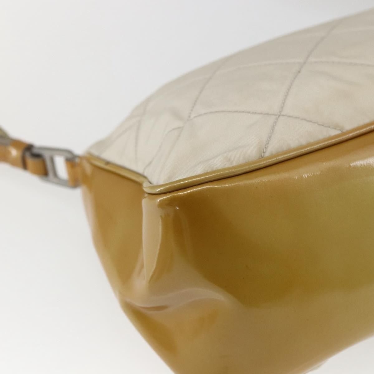 Prada PRADA Shoulder Bag Nylon Yellow Silver Auth 169507 - Jerrill Size ONE SIZE - 13 Thumbnail