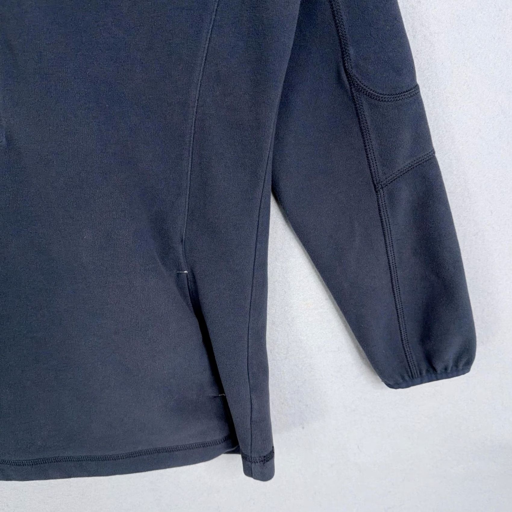 Bally Zorrel Ally Pullover Womens Large Gray Fleece 1/4 Zip Mock Neck Pockets Size L / US 10 / IT 46 - 3 Thumbnail