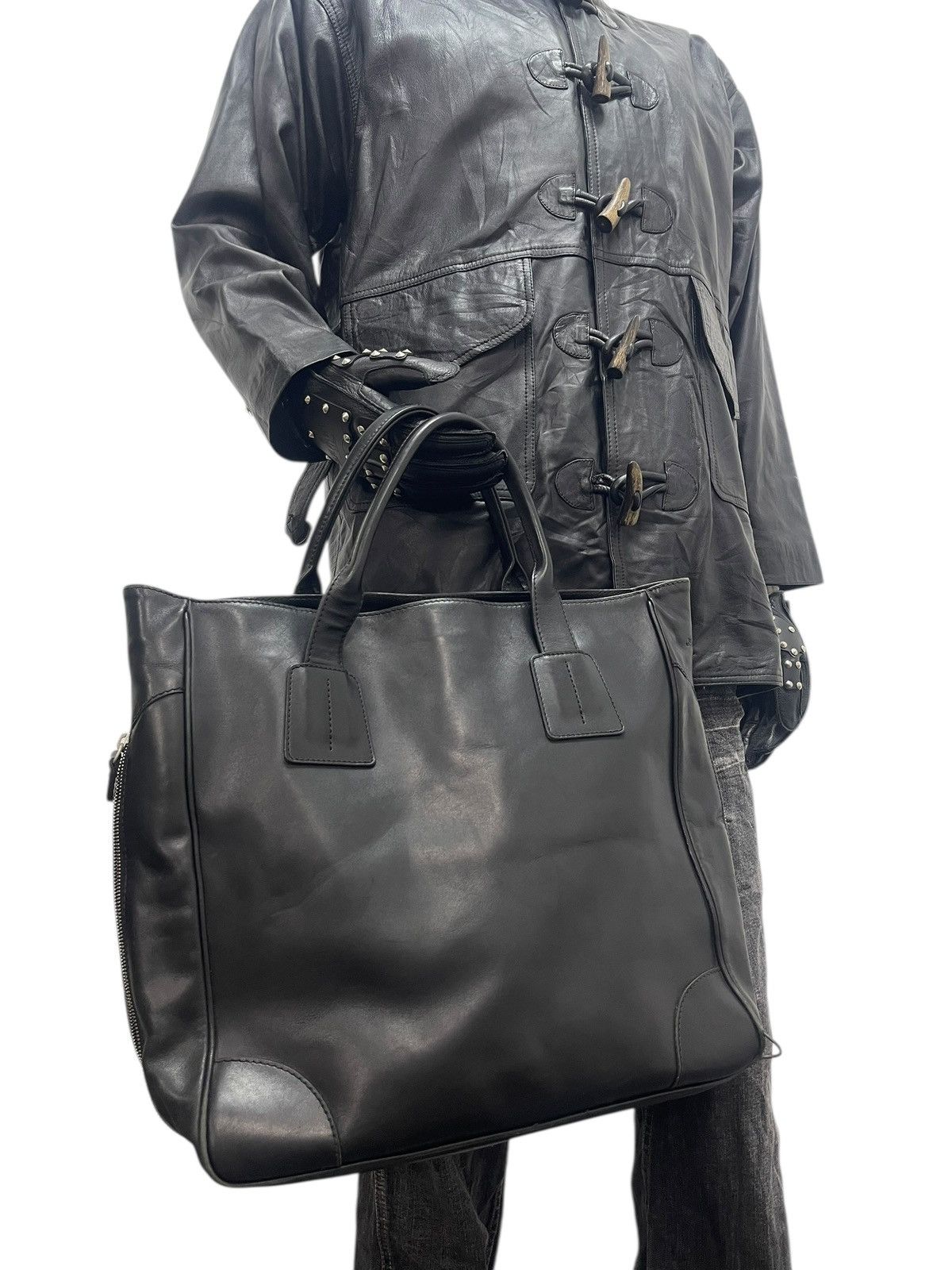 Bill Amberg Studio Full Leather Bill Amberg London Tote Bag 9🟩 Size ONE SIZE - 1 Thumbnail