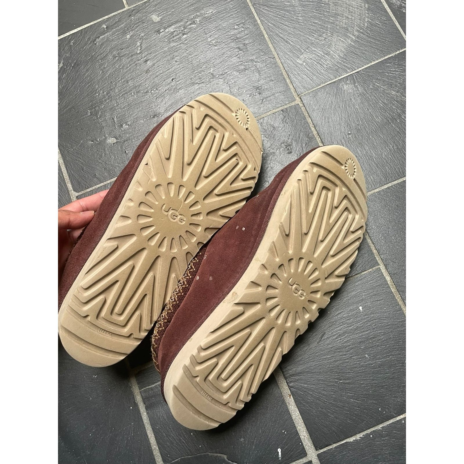 Ugg Mocha Brown UGG Slides Slip Ons Size 9.5 Size US 9.5 / EU 42-43 - 3 Thumbnail